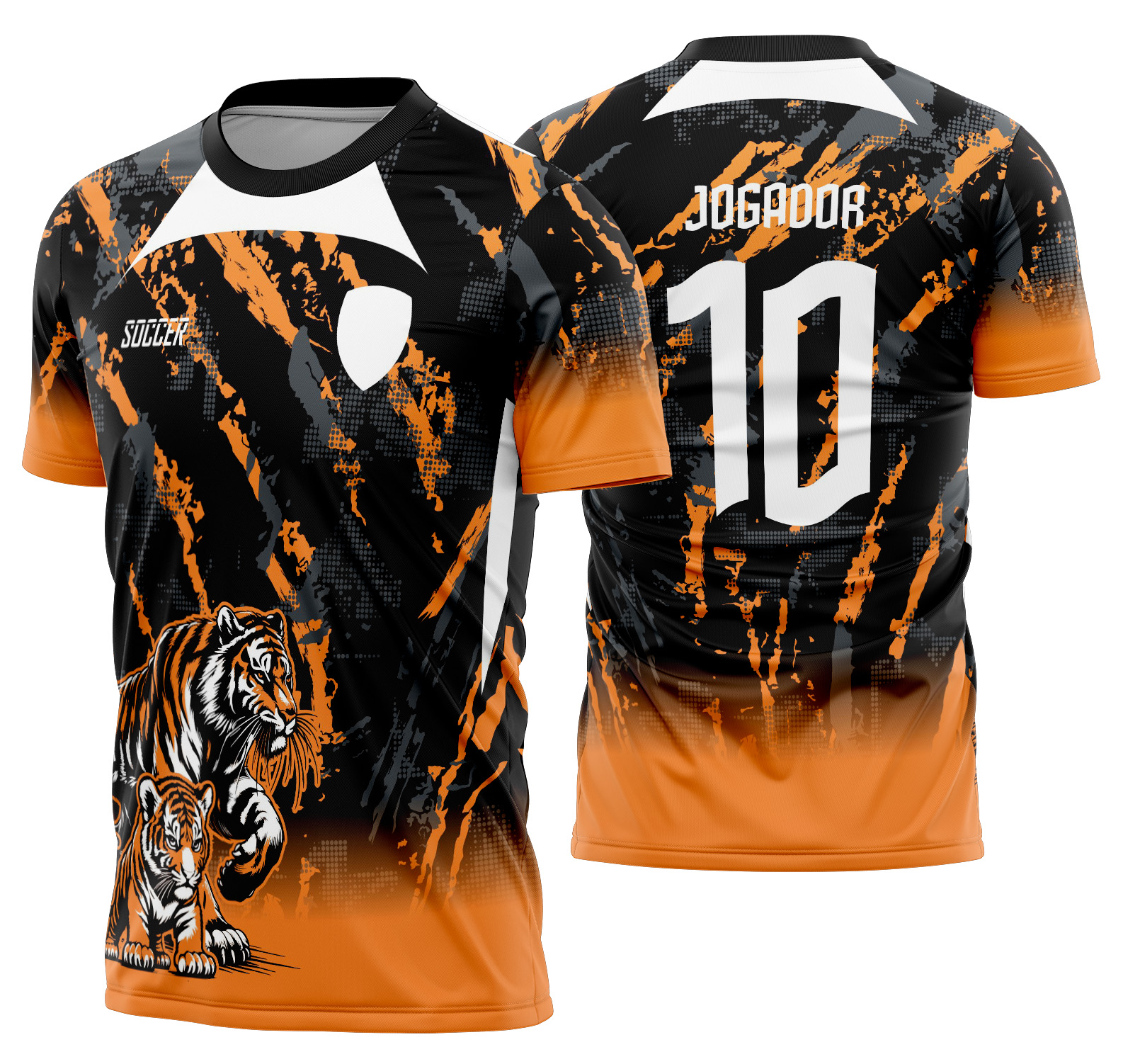 Arte vetor camisa Interclasse Tigre 555