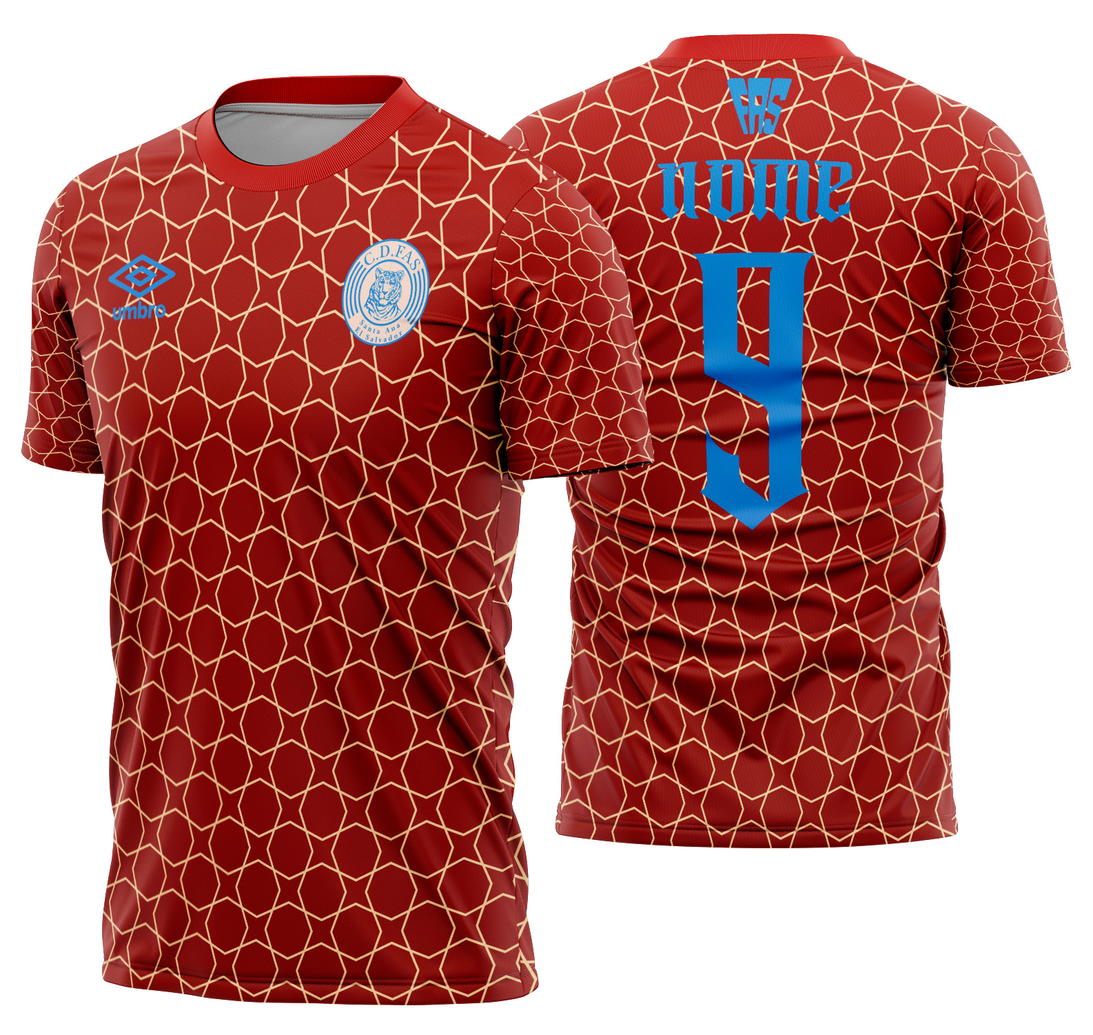 Arte vetor camisa Club FAS Pre-jogo 2025