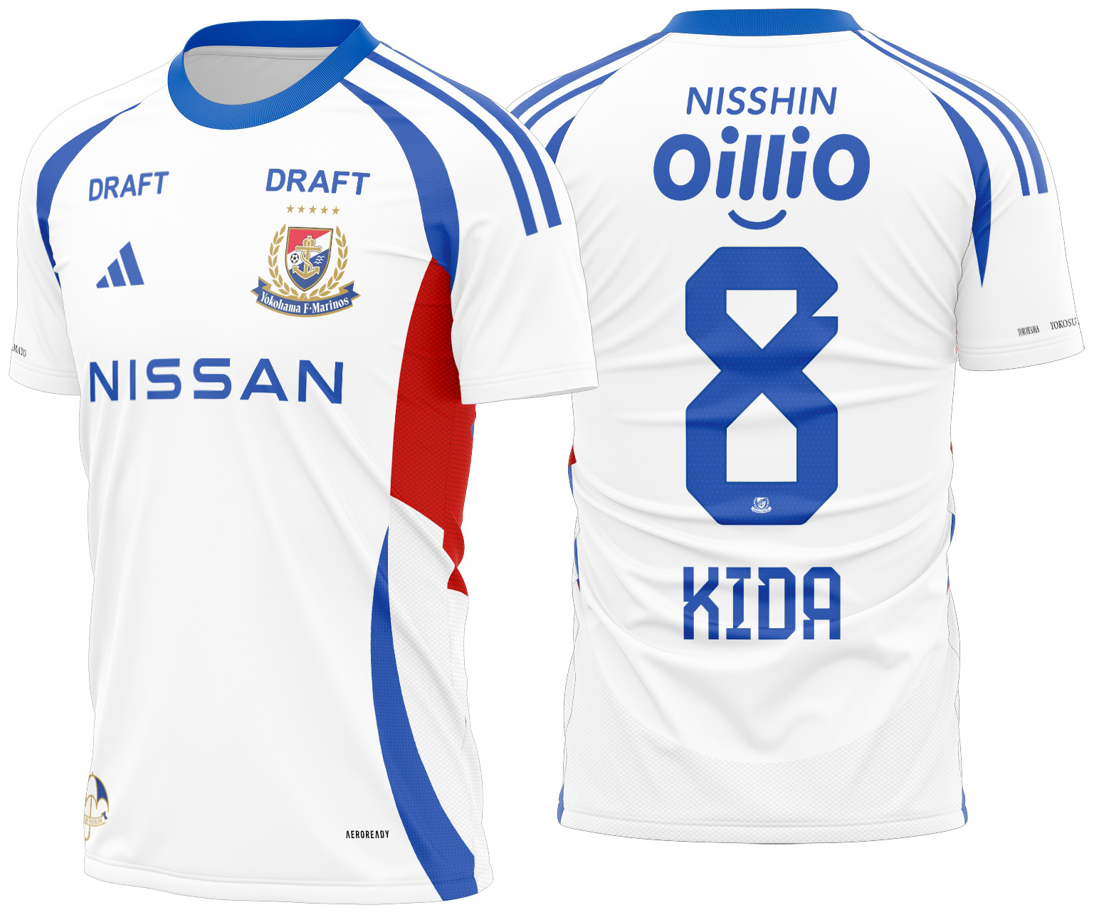 Arte vetor camisa Yokohama F. Marinos Visita 2025