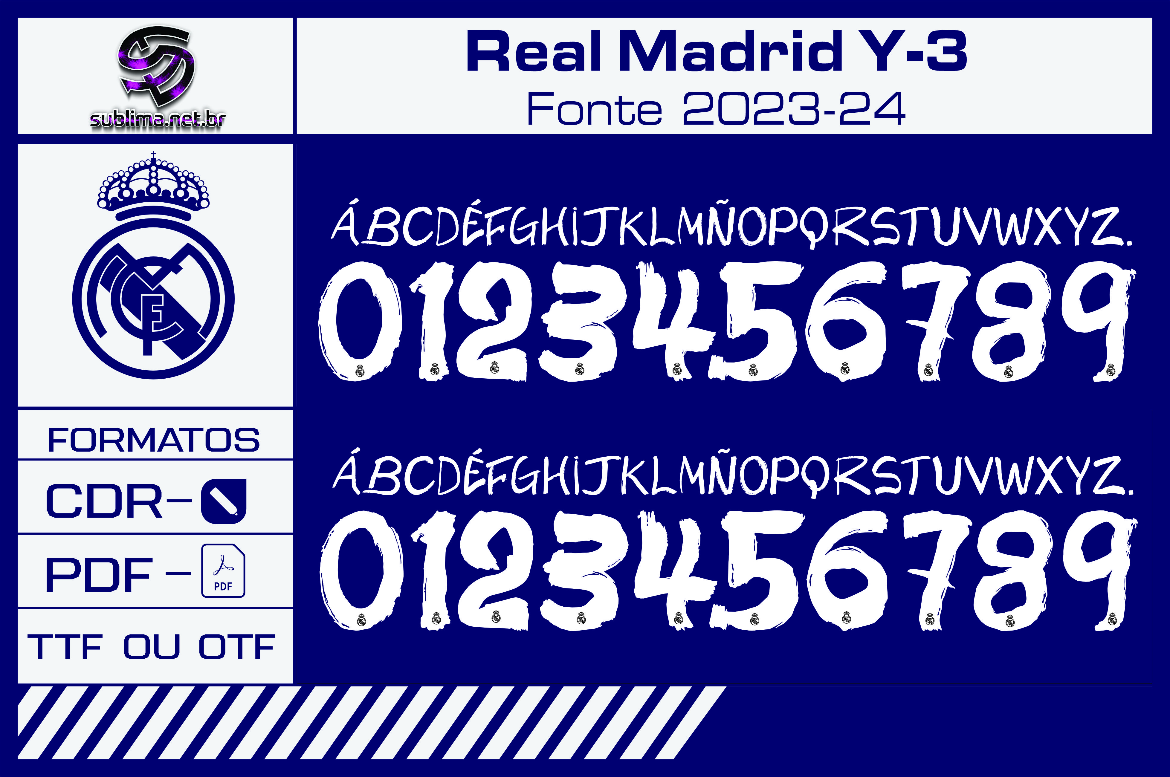Fonte Real Madrid Y-3 2023-24