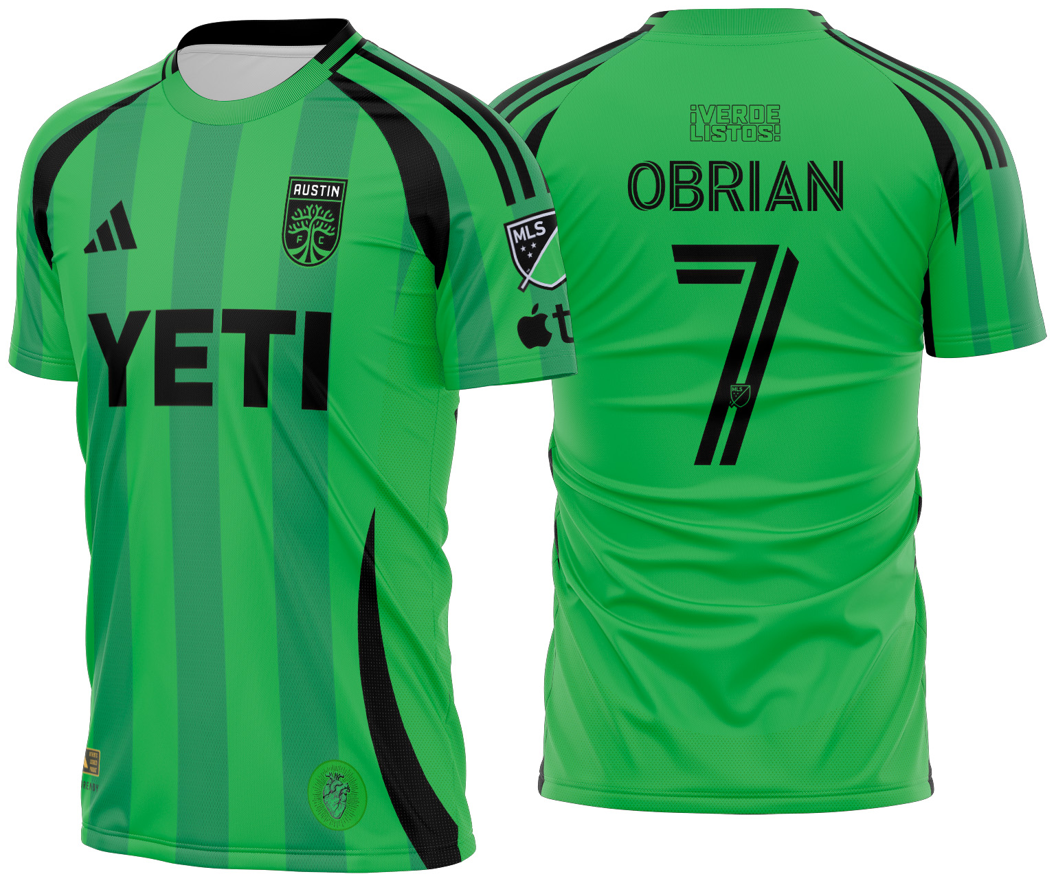 Arte vetor camisa Austin FC Local 2025