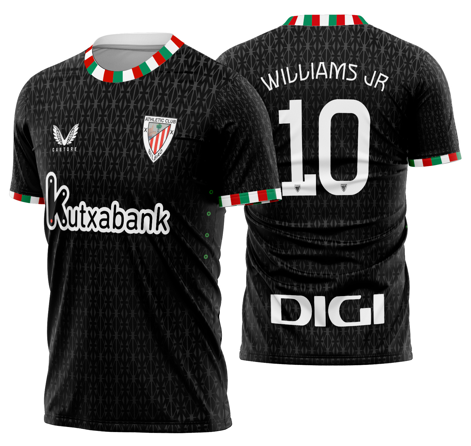 Arte vetor camisa Athletic Bilbao Quarta 2024-2025