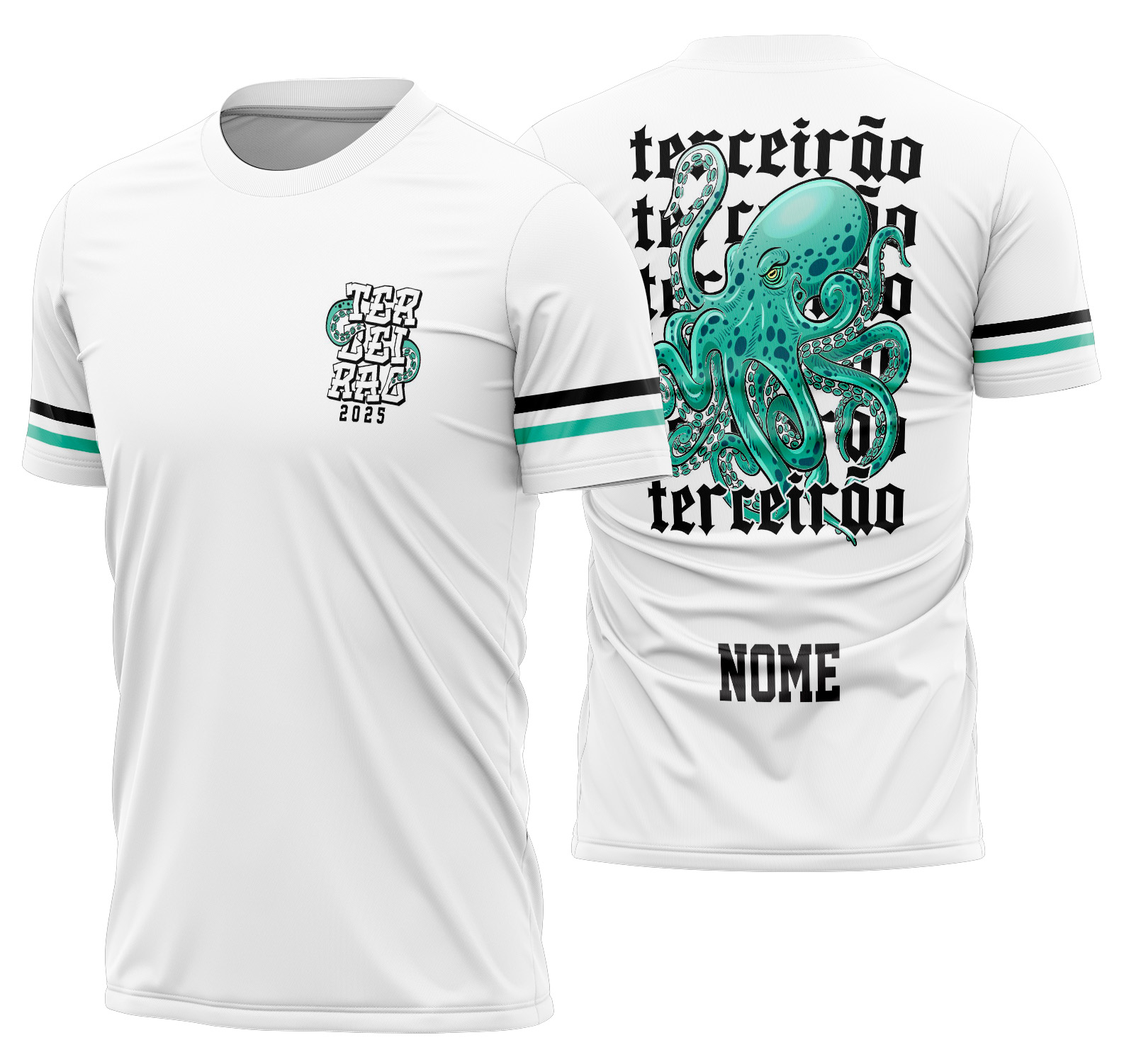 Arte vetor camisa Terceirão polvo Mod-197