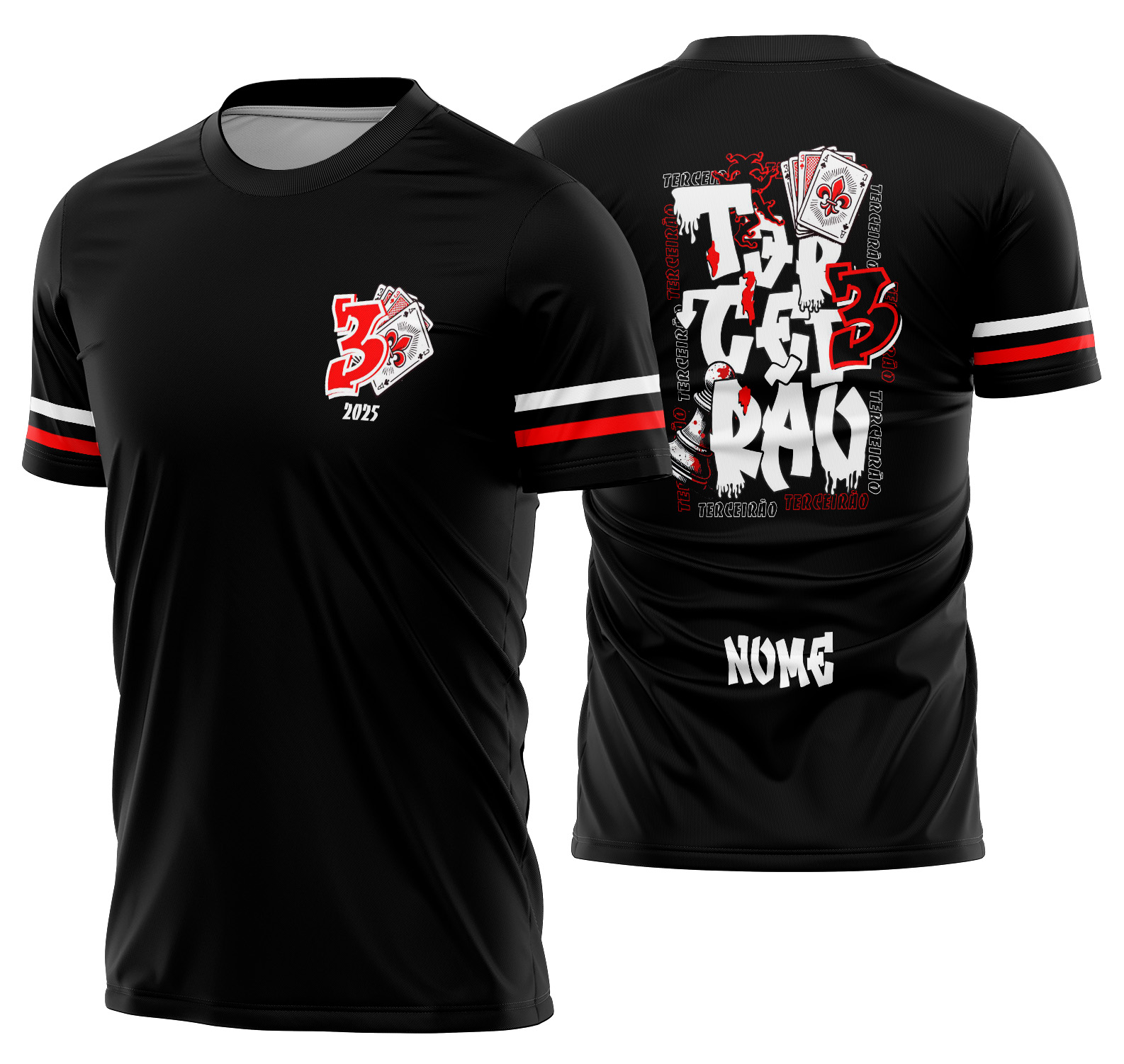 Arte vetor camisa Terceirao Peças de Xadrez Mod-198