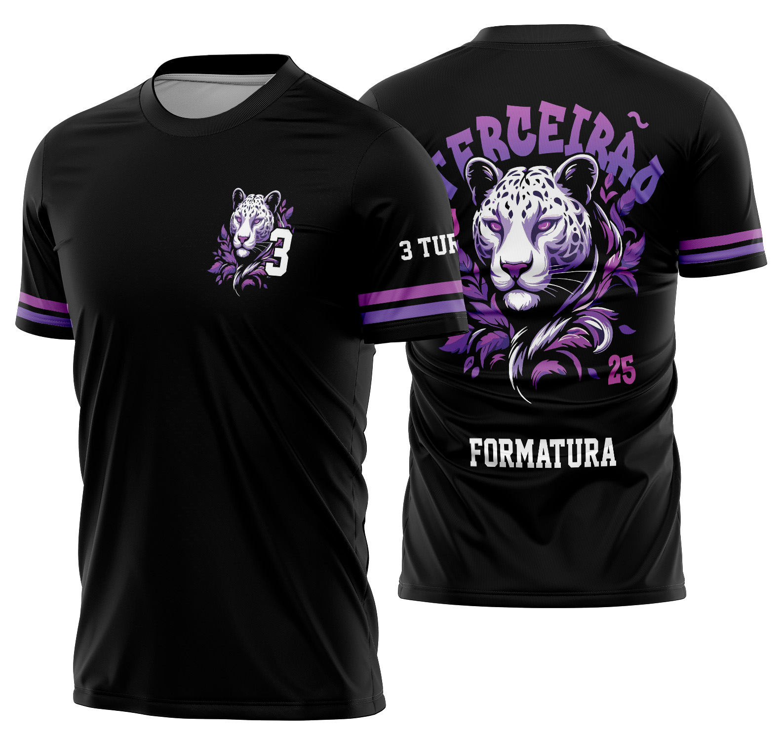 Arte vetor camisa Terceirão Pantera Mod-204