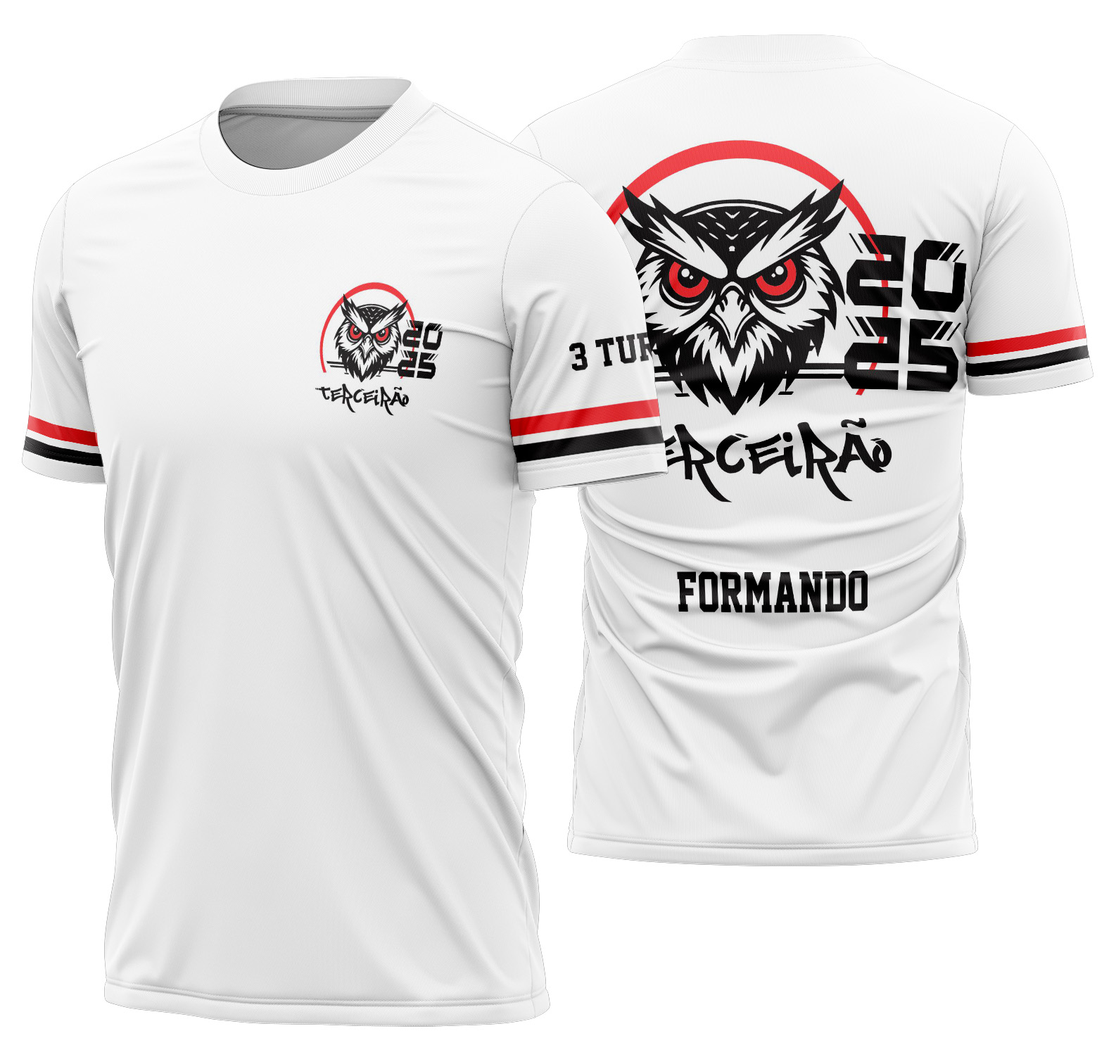 Arte Vetor Camisa Terceirão Coruja Mod-216