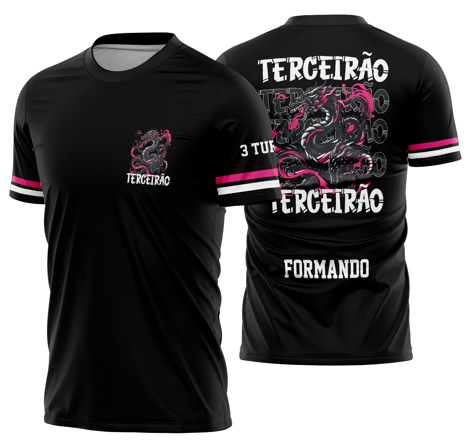Arte Vetor Camisa Terceirão Dragão Mod-221