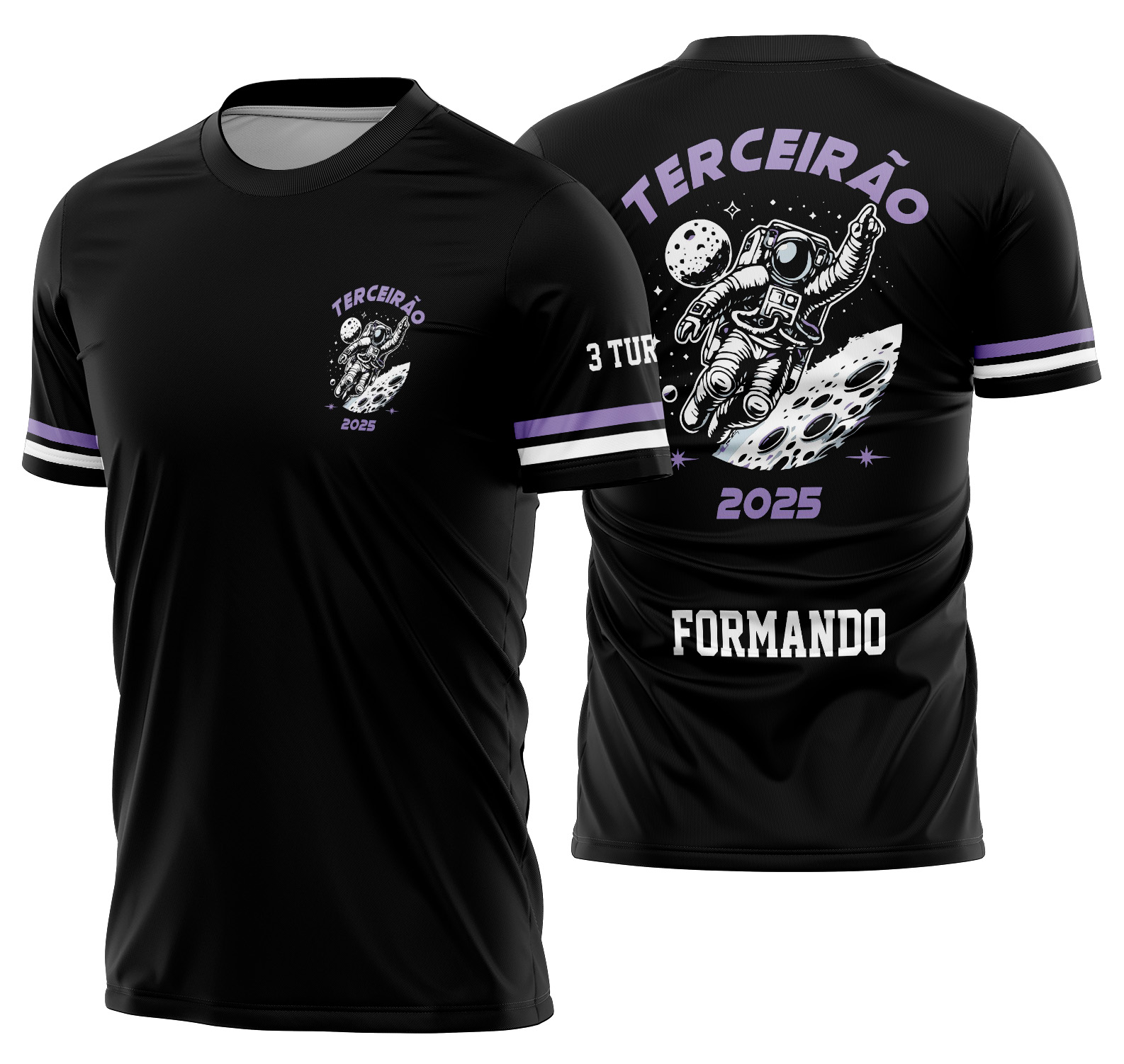 Arte vetor camisa Terceirão Astronauta Mod-222