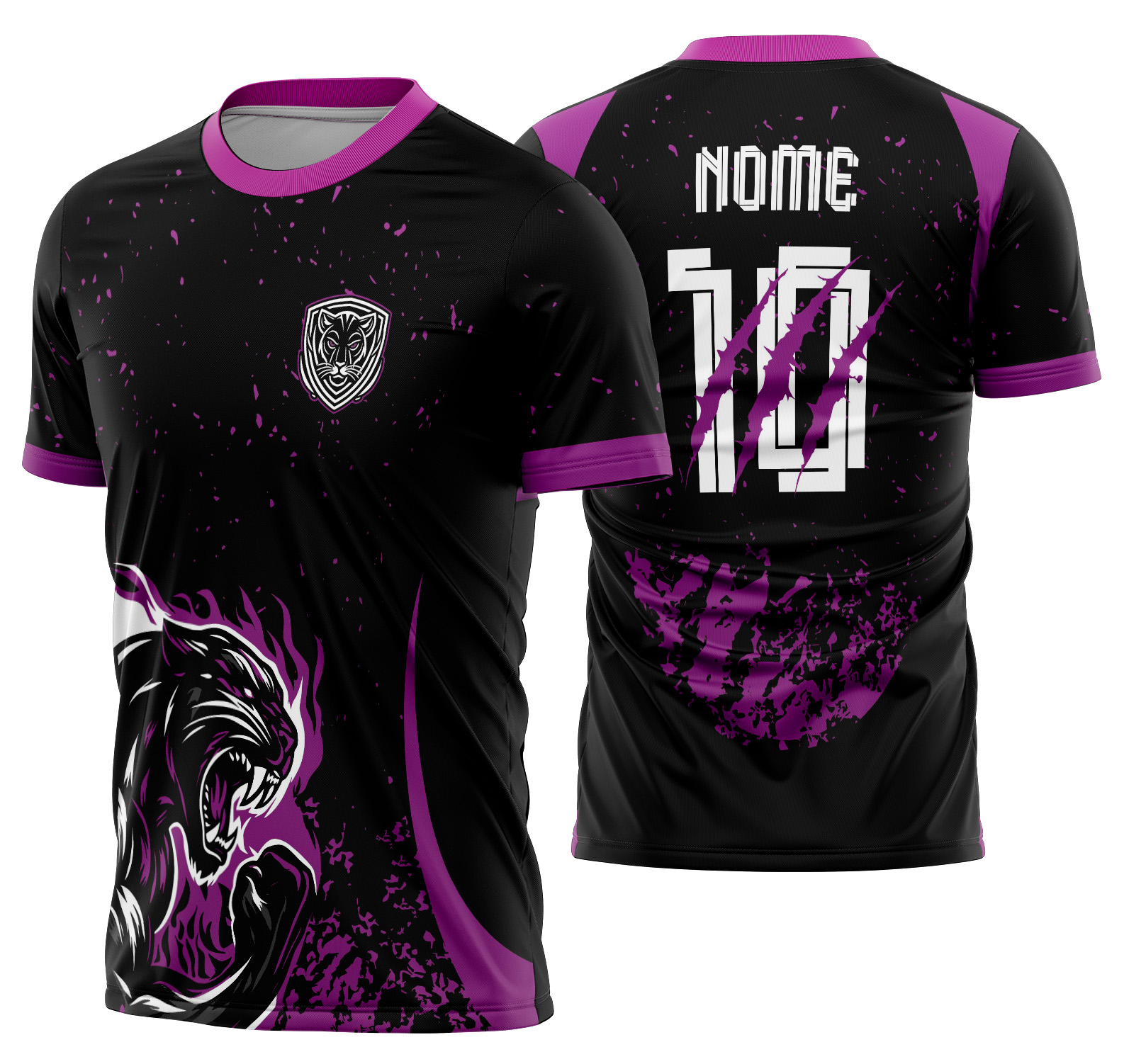 Arte Vetor Camisa Interclasse Pantera 583