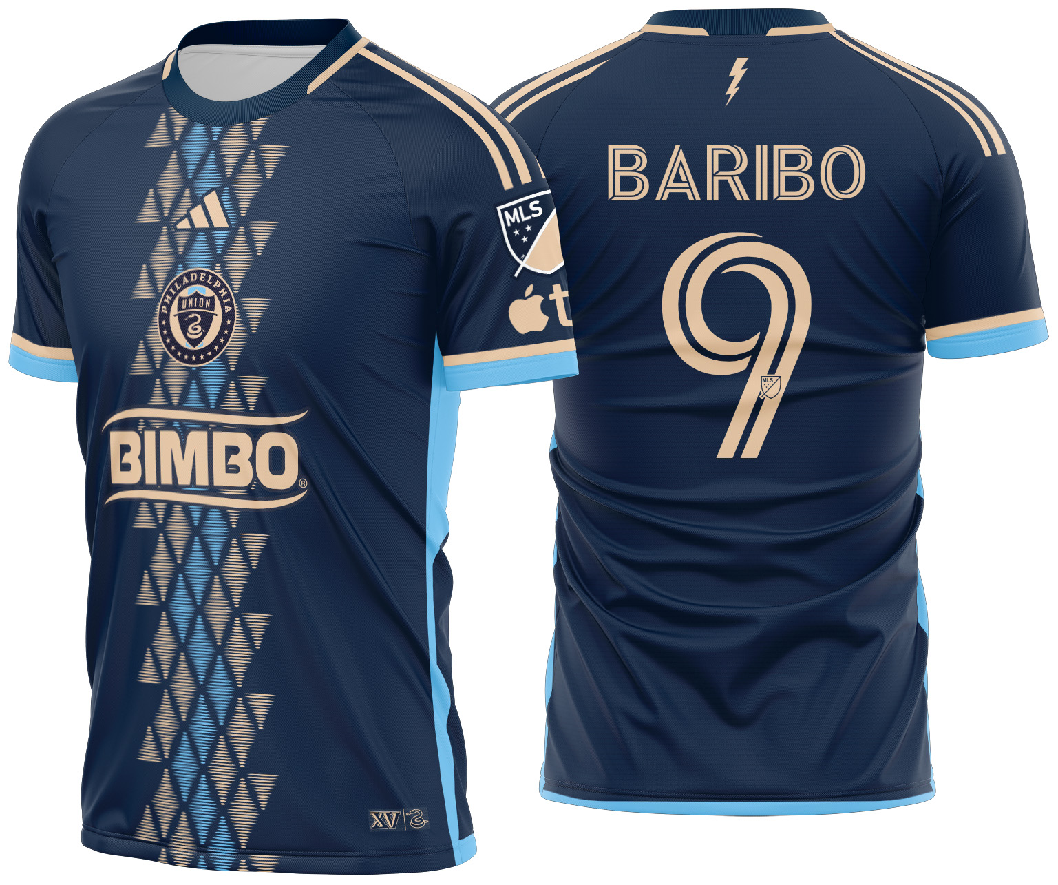 Arte Vetor Camisa Philadelphia Union Local 2025