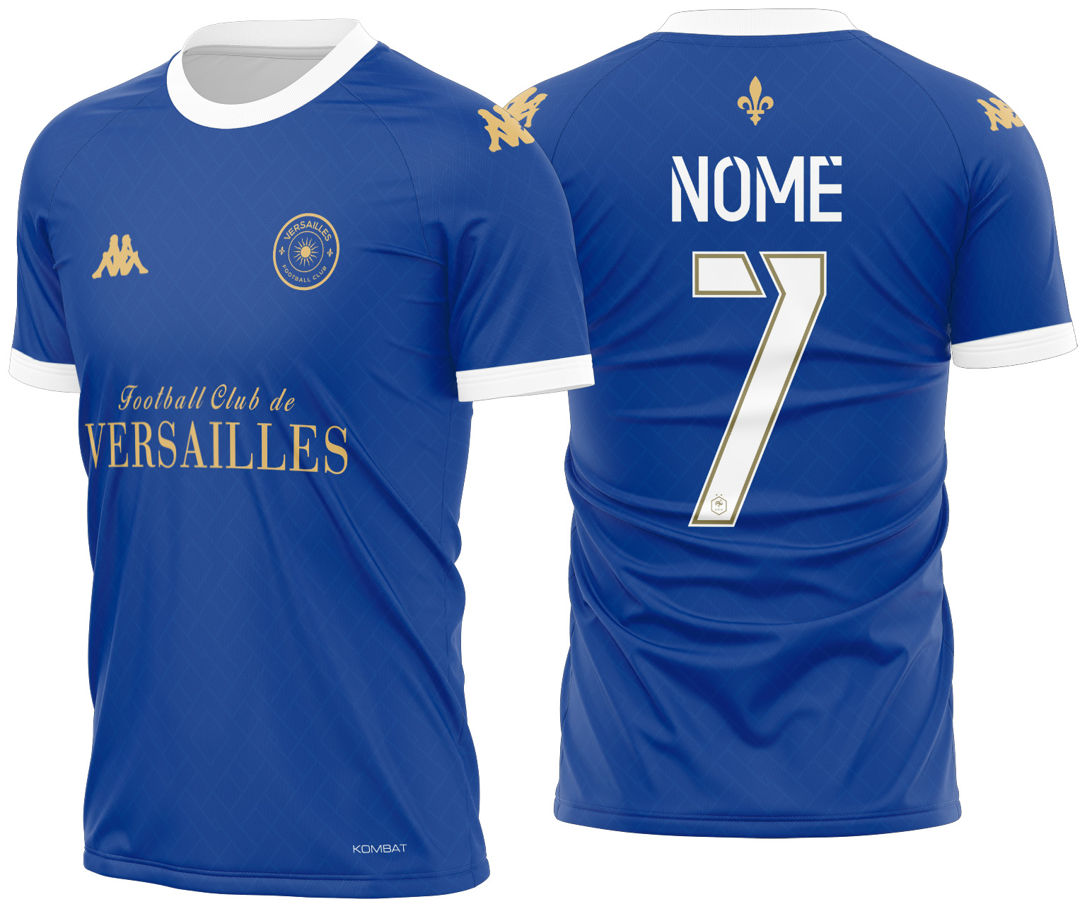 Arte vetor camisa FC Versailles Local 2024-2025