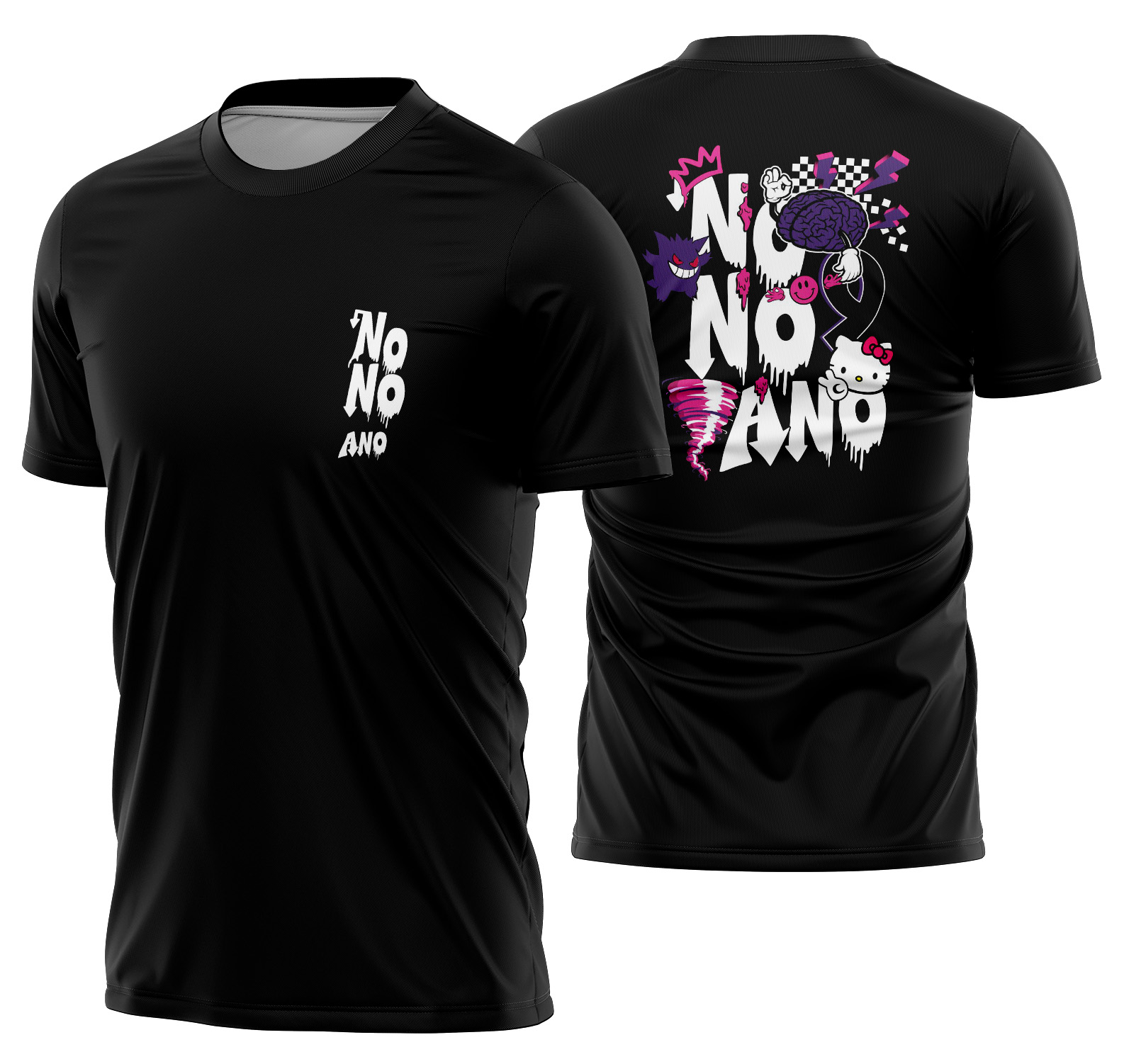 Arte vetor camisa Nono Ano Hello Kitty Mod-236