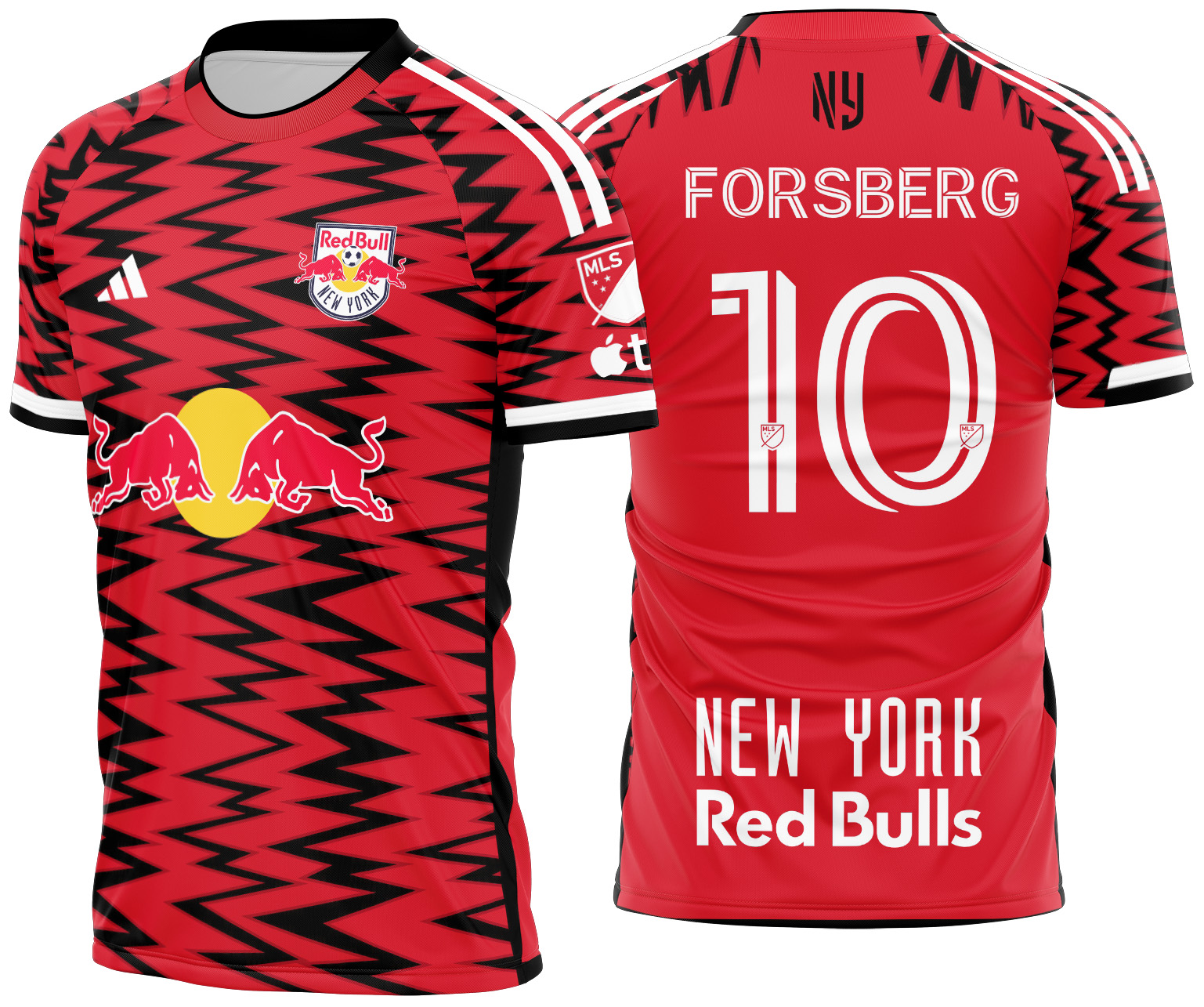 Arte vetor camisa New York RB Local 2025
