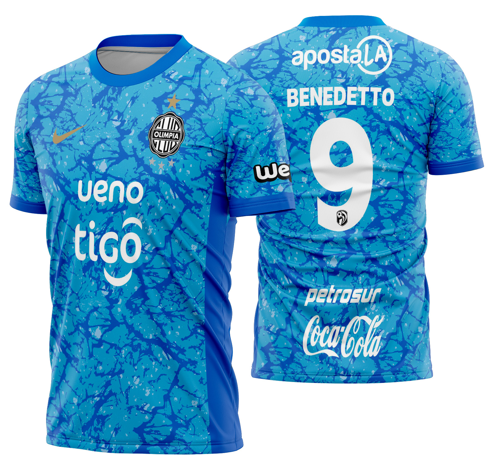 Arte vetor camisa Club Olimpia Alternativa 2025