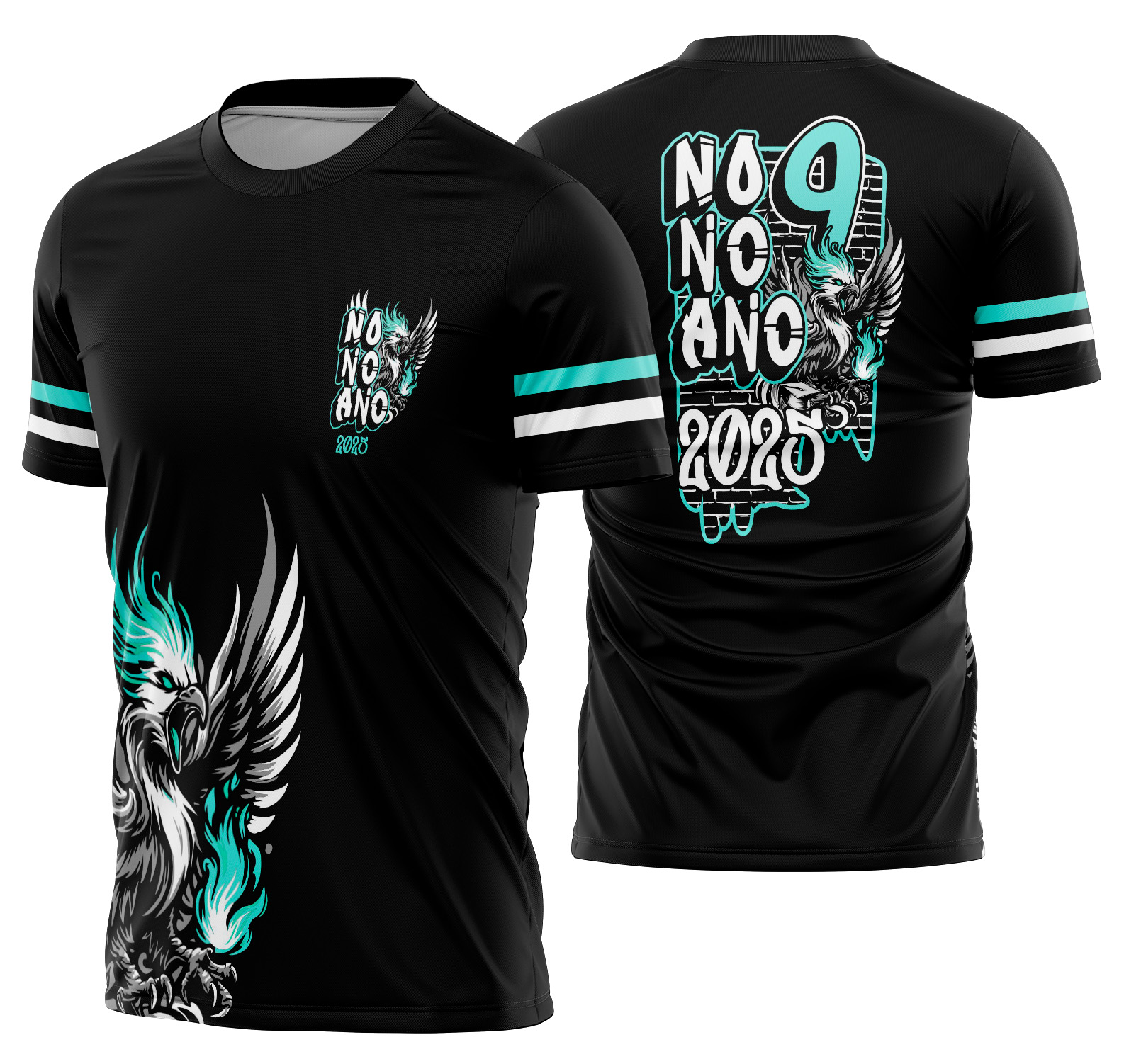 Arte vetor camisa Nono Fenix graffit Mod-248