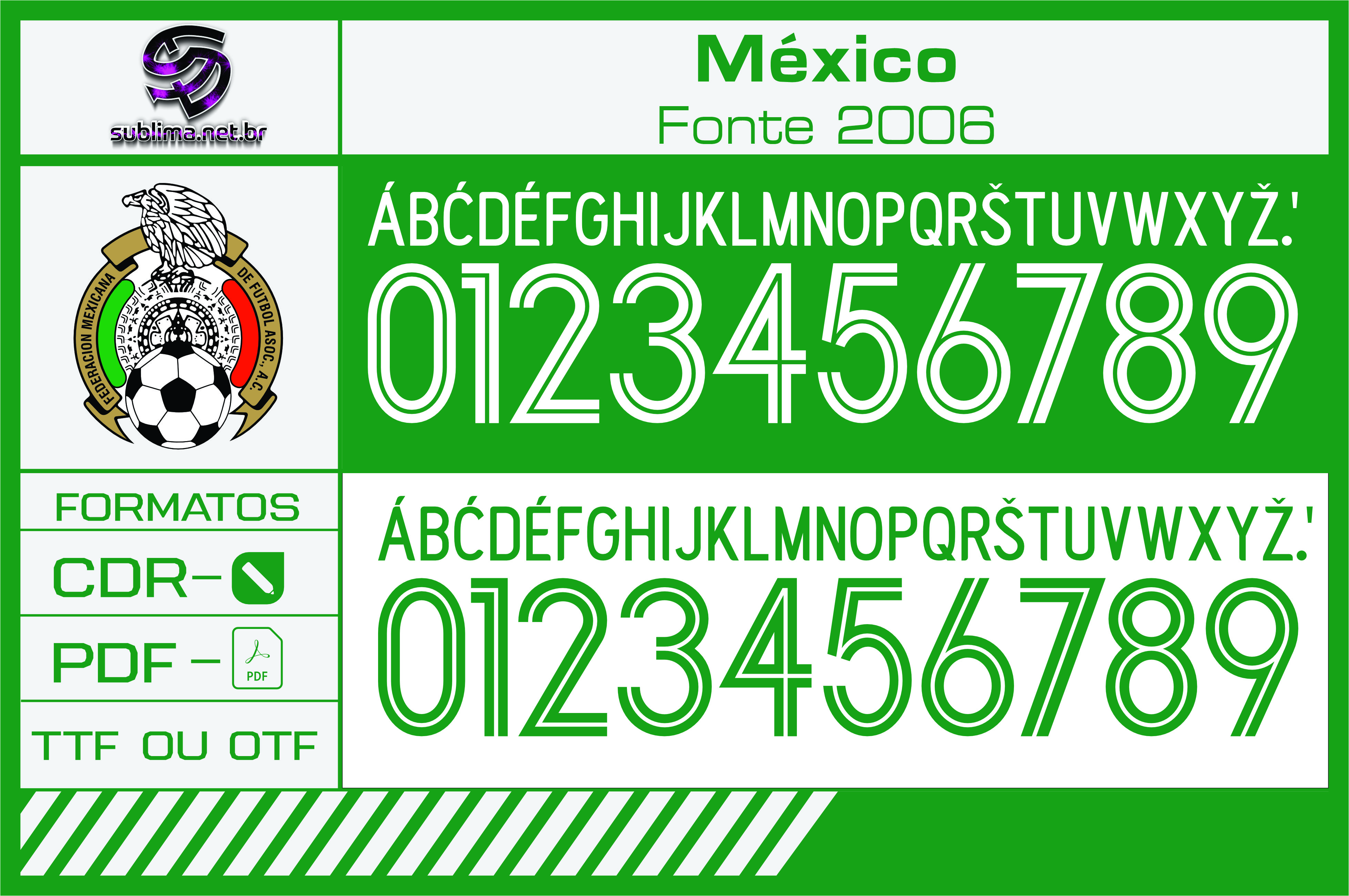 Fonte Mexico WC 2006