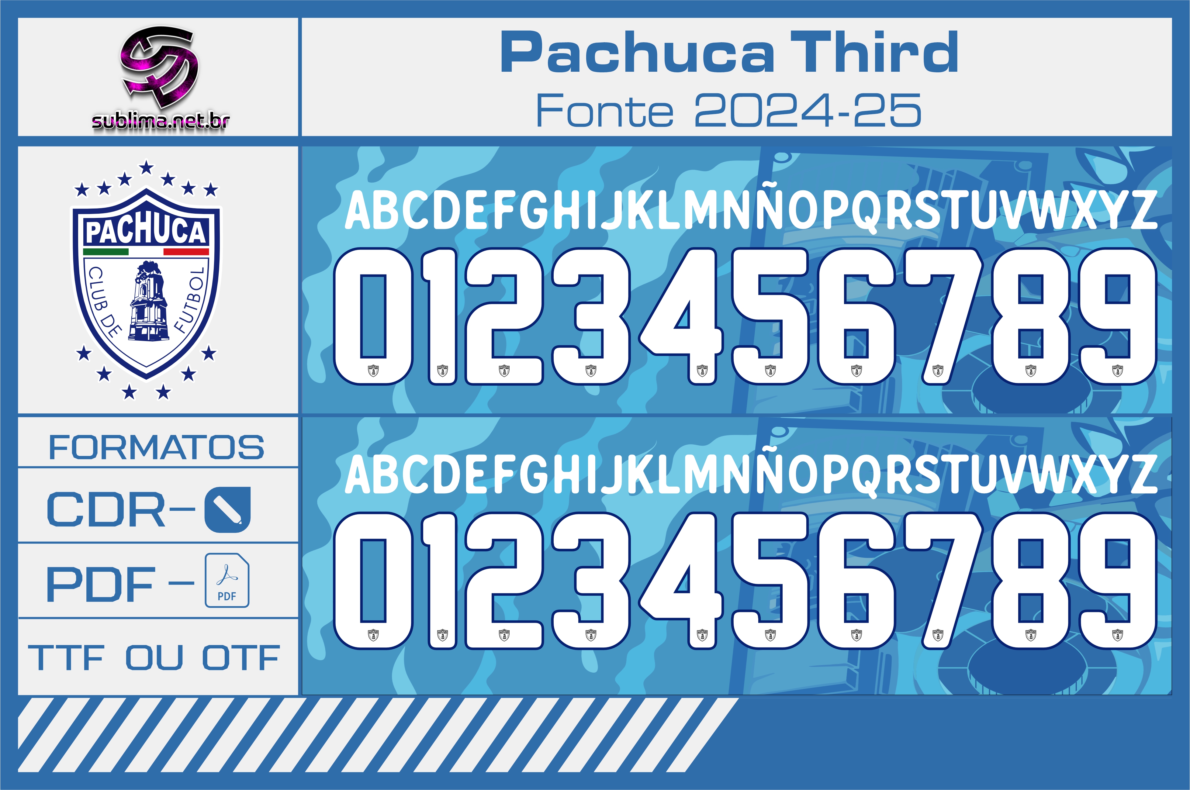 Fonte Club Pachuca Third 2024-25