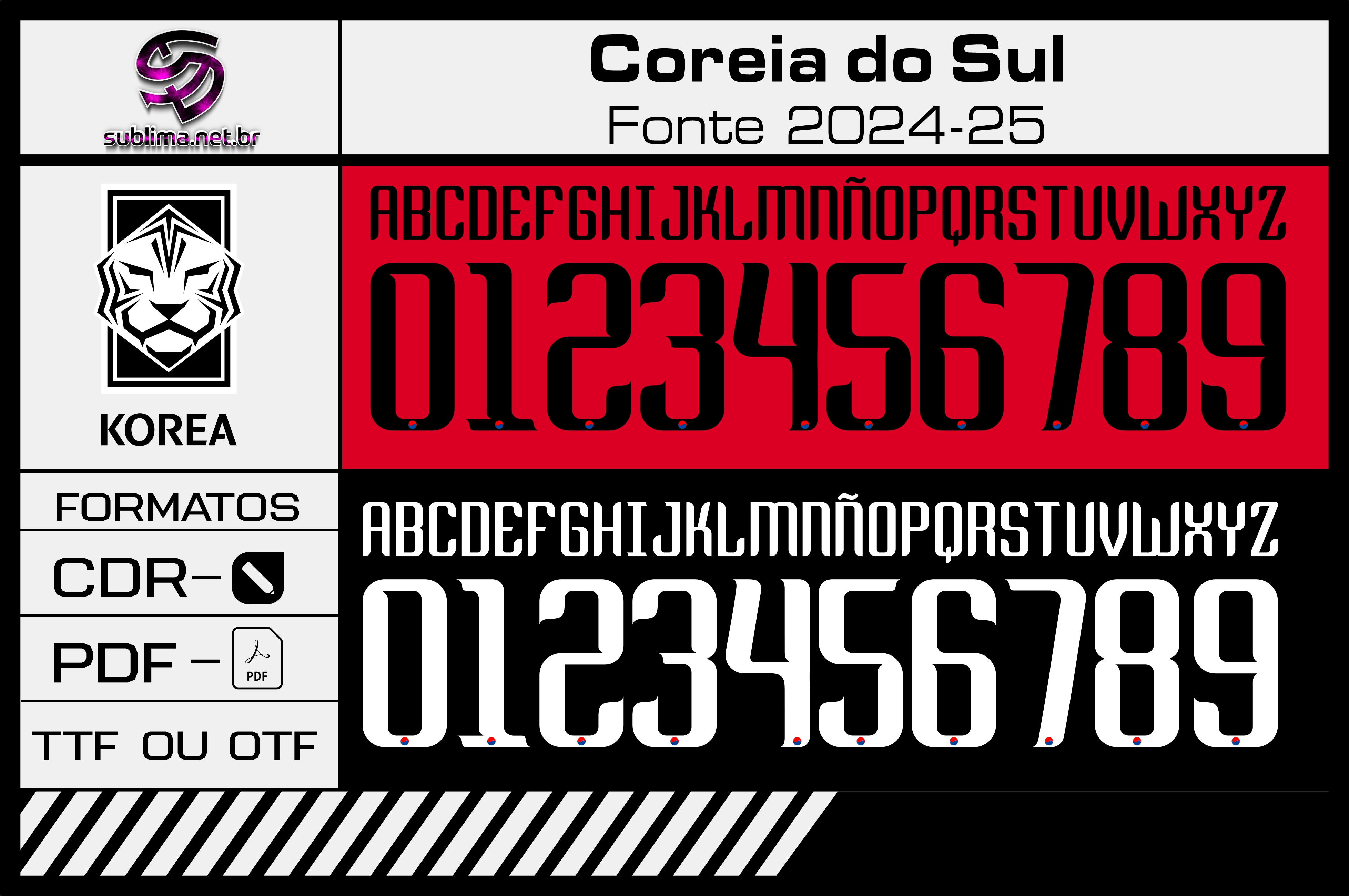 Fonte Coreia do Sul 2024