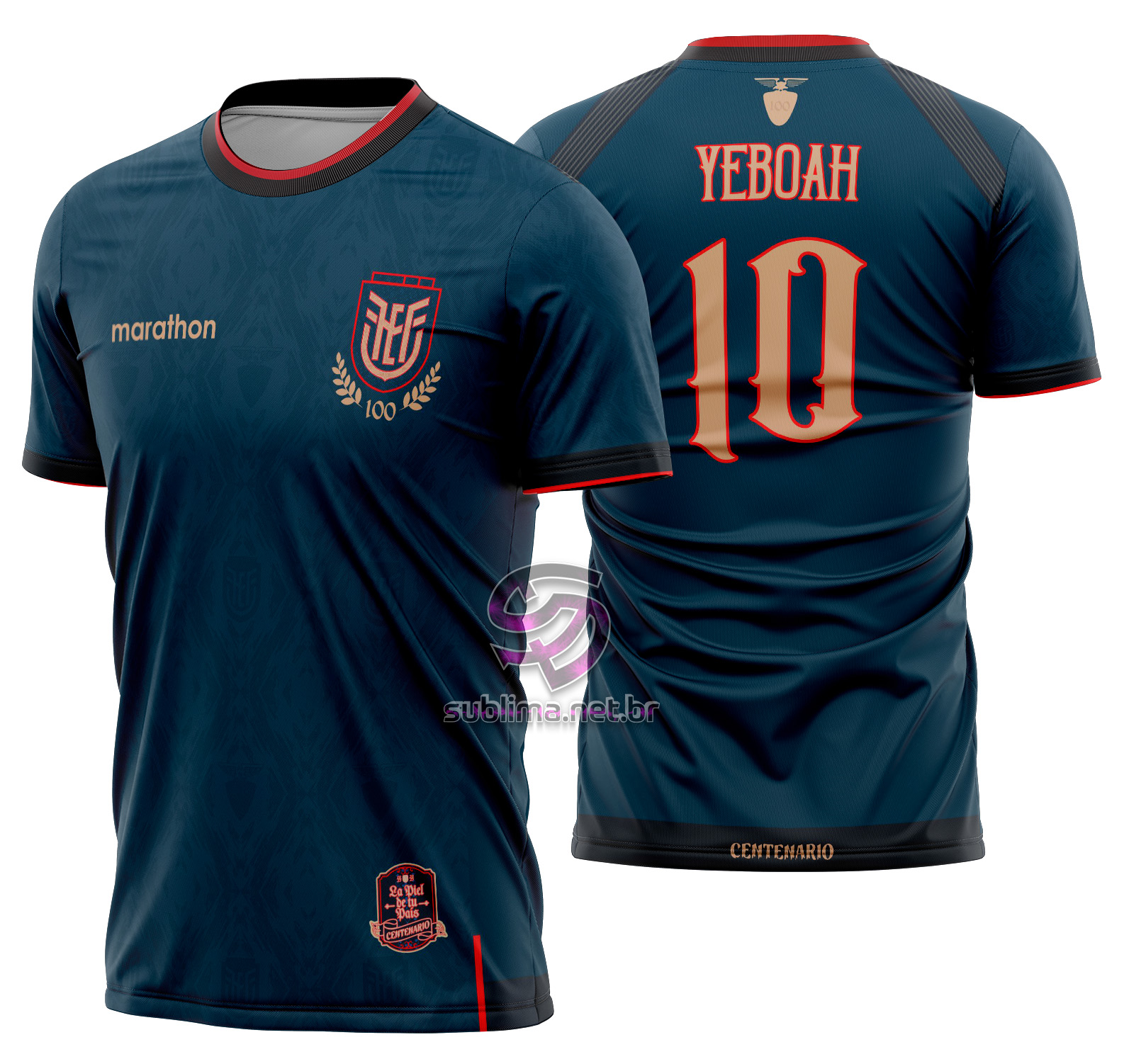 Arte vetor camisa Equador Visita 2025