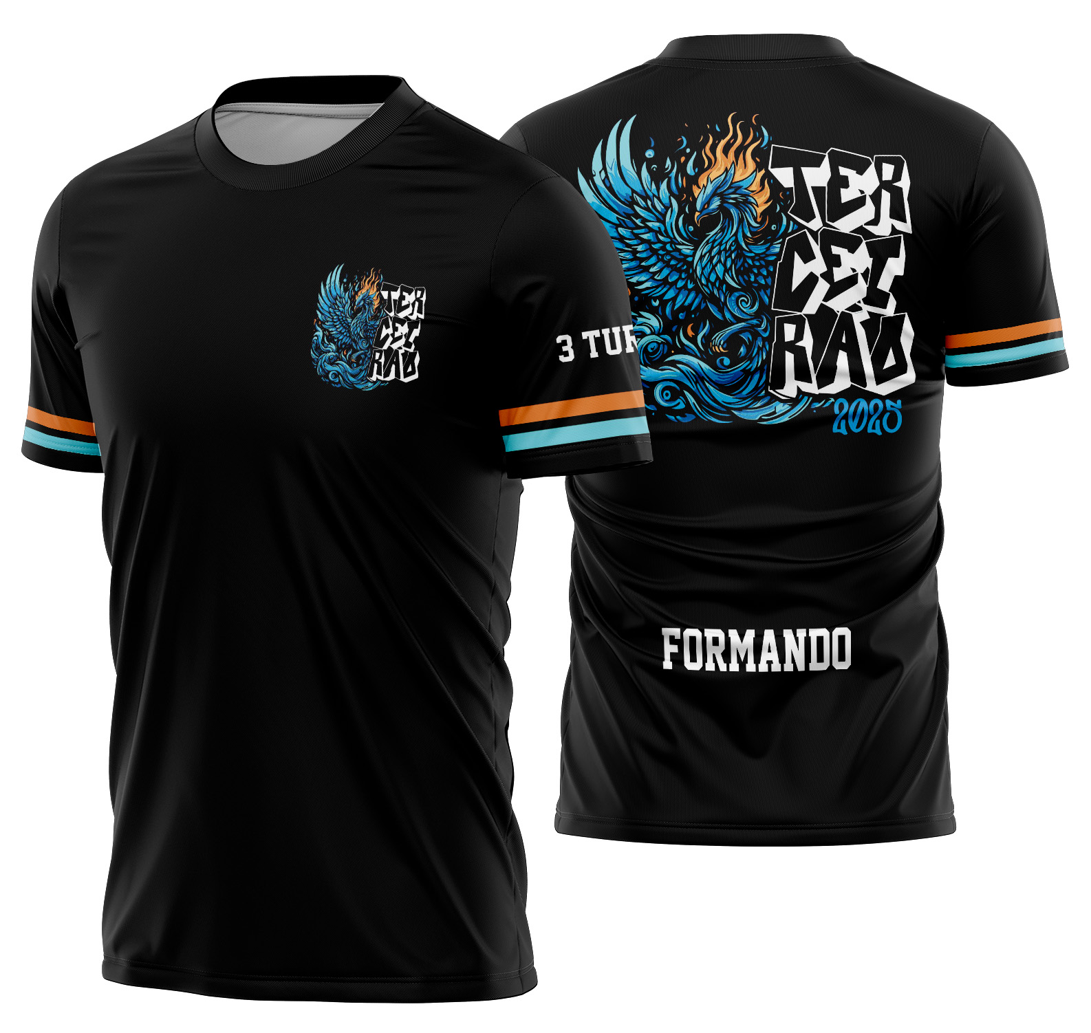 Arte vetor camisa Terceirão Fênix Mod-256