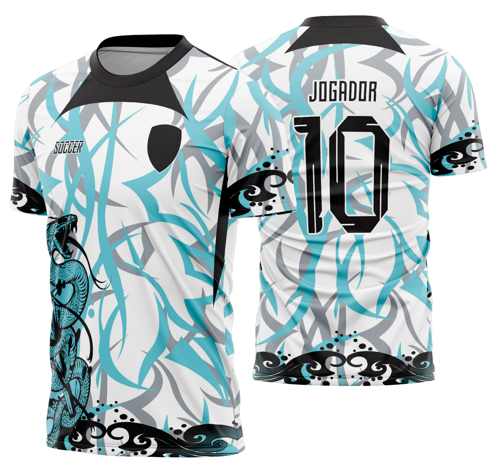 Arte vetor camisa Interclasse Cobra Mod-597