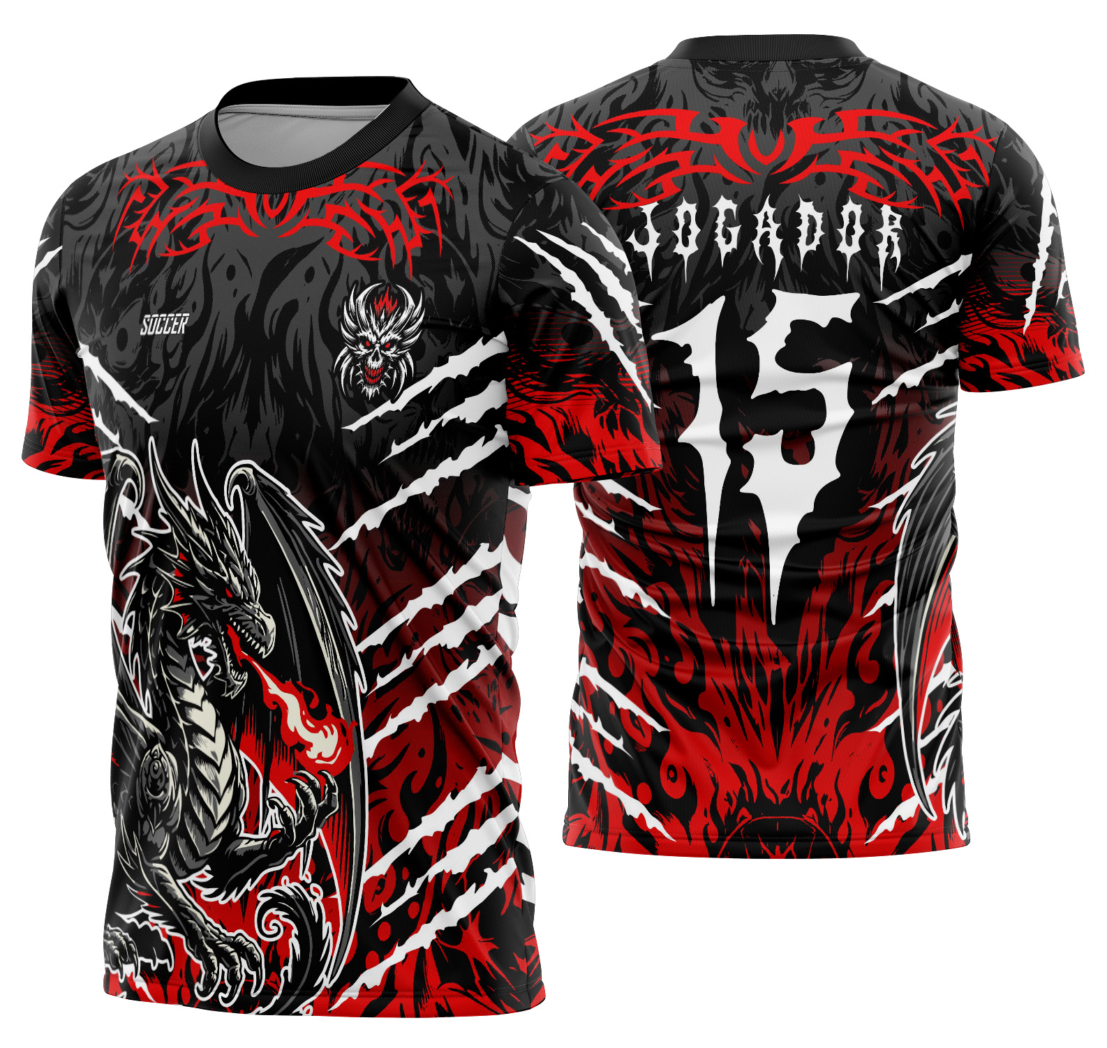 Arte Vetor Camisa Interclasse Dragao Mod-605