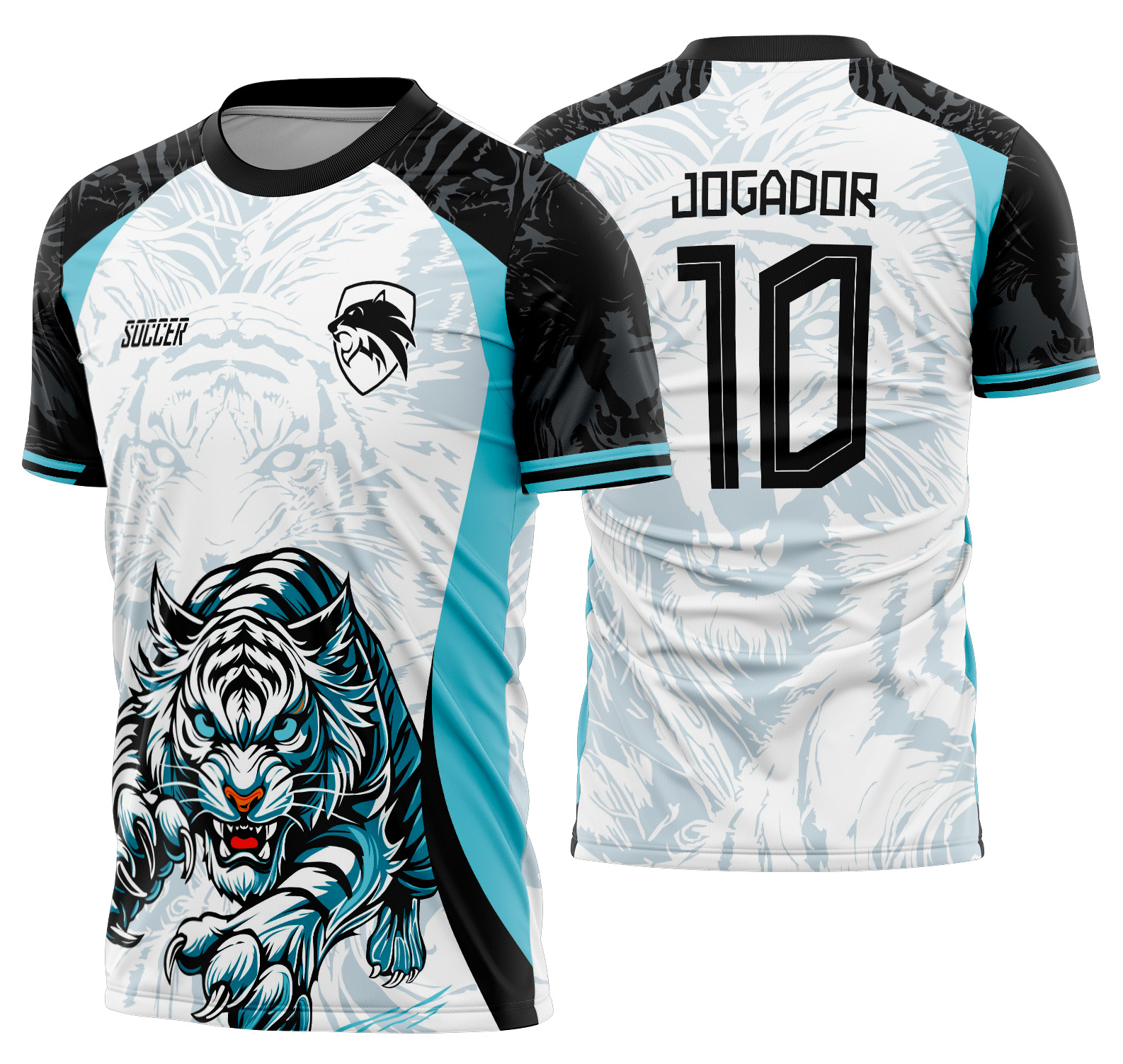 Arte vetor camisa Interclasse Tigre Mod-610