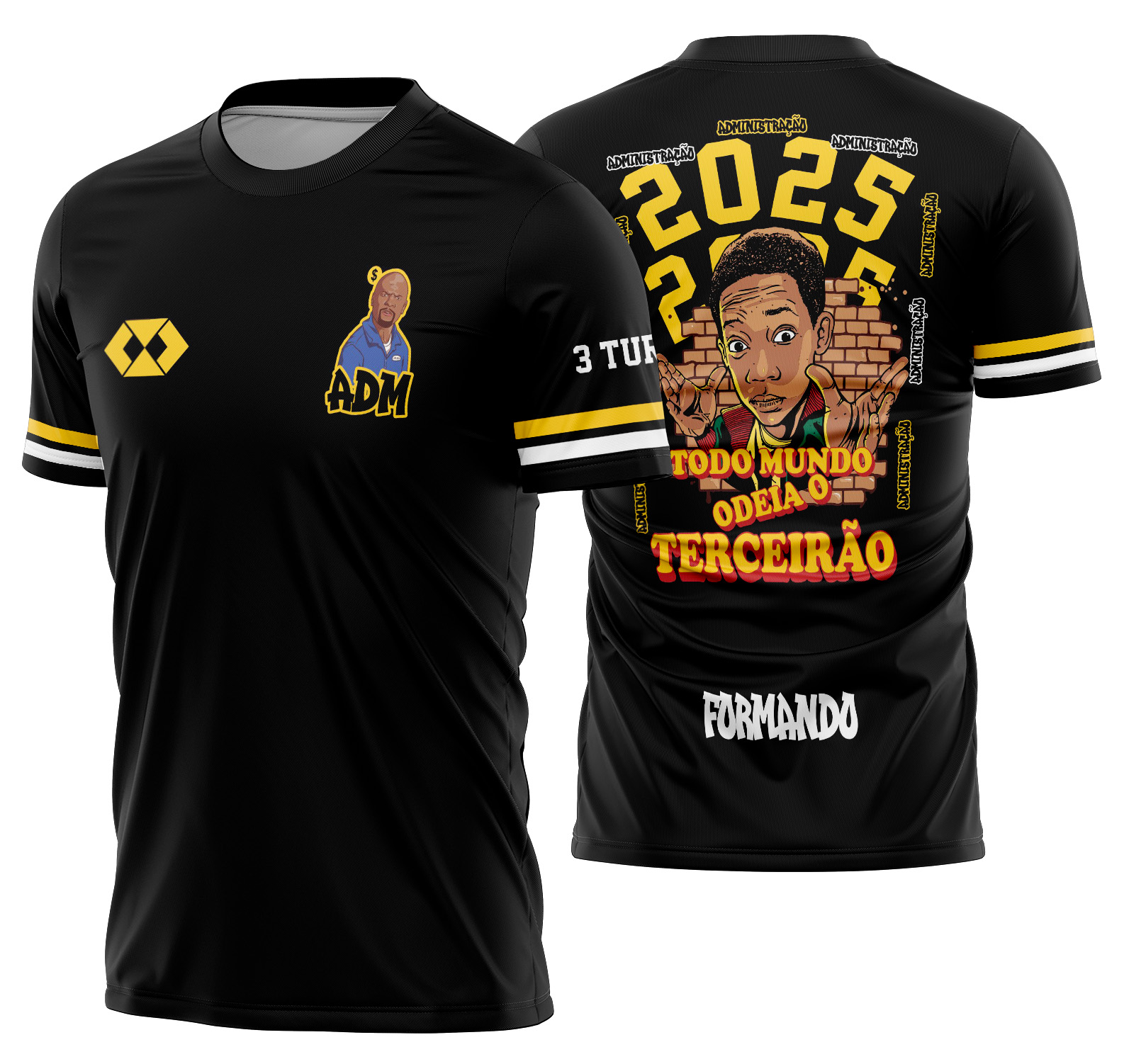 Arte vetor camisa Terceirão Todo Mundo Odeia o Chris Mod-270