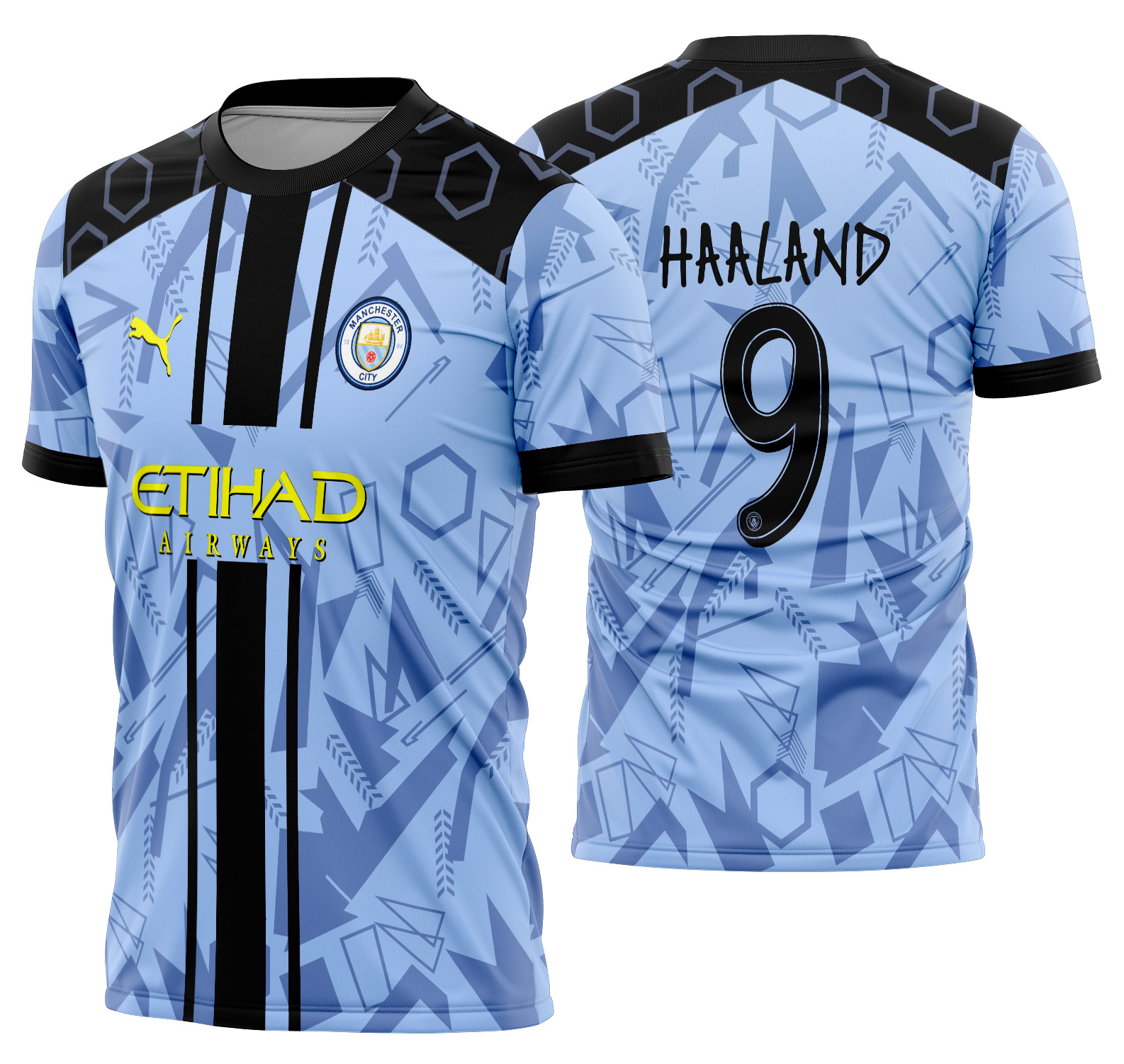Arte Vetor Camisa Manchester City Conceito 2025