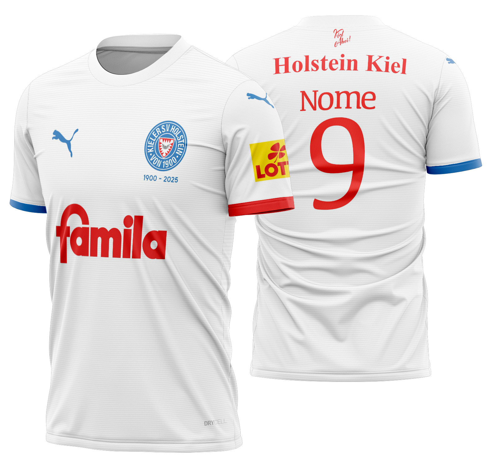 Arte vetor camisa Holstein Aniversario 2024-2025