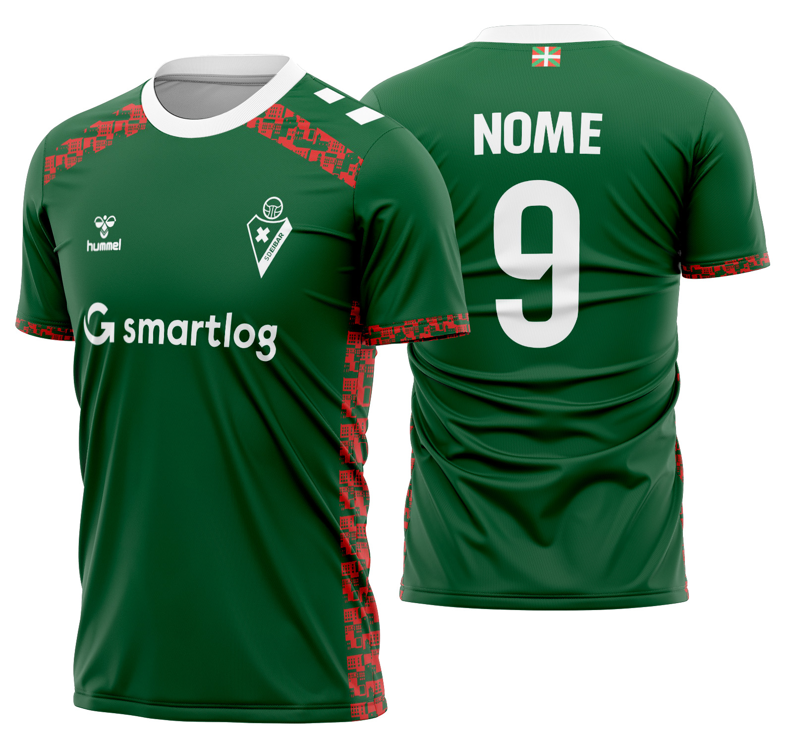 Arte Vetor Camisa SD Eibar Alternativa 2024-2025