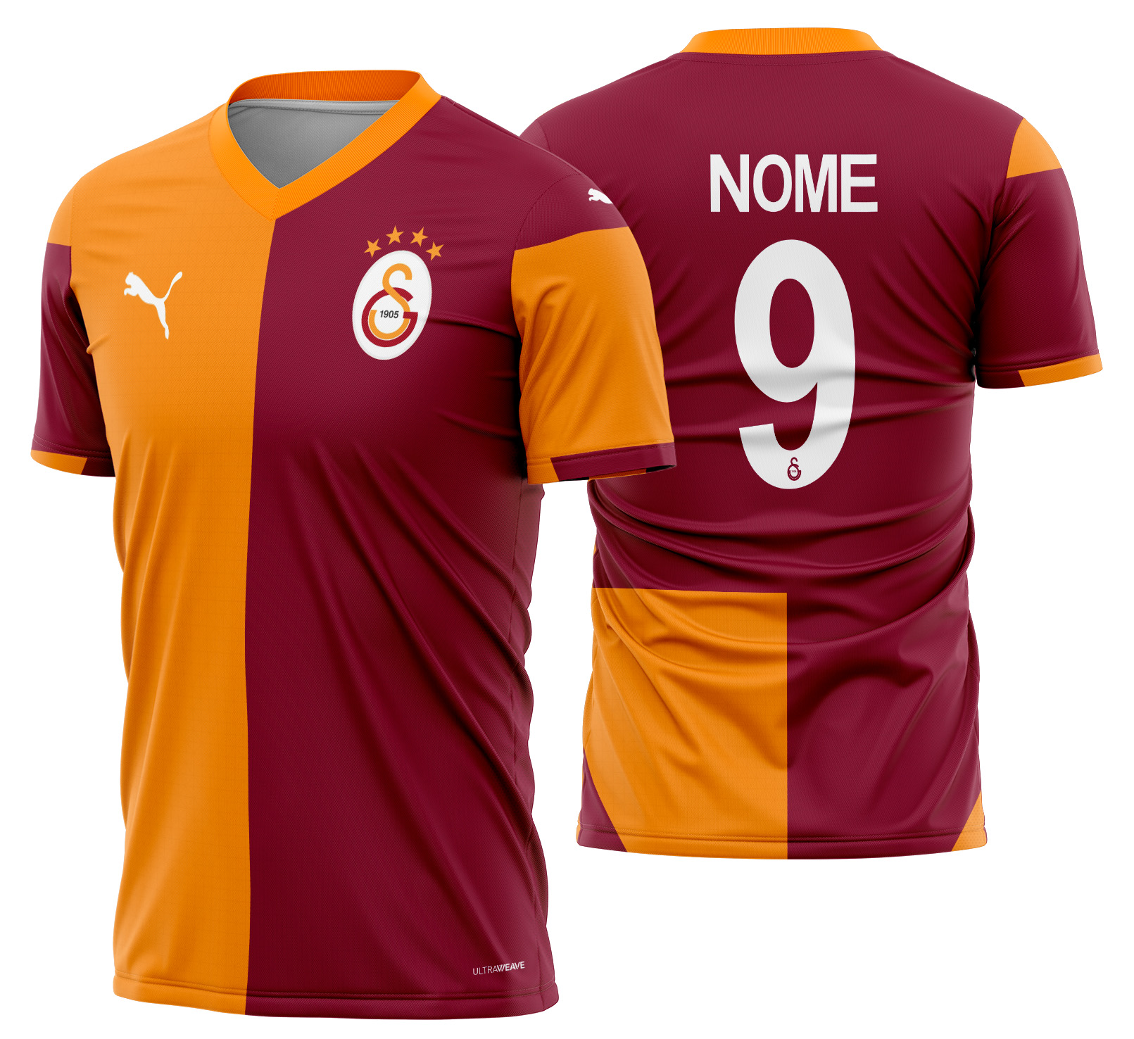 Arte vetor camisa Galatasaray Local 2025-2026