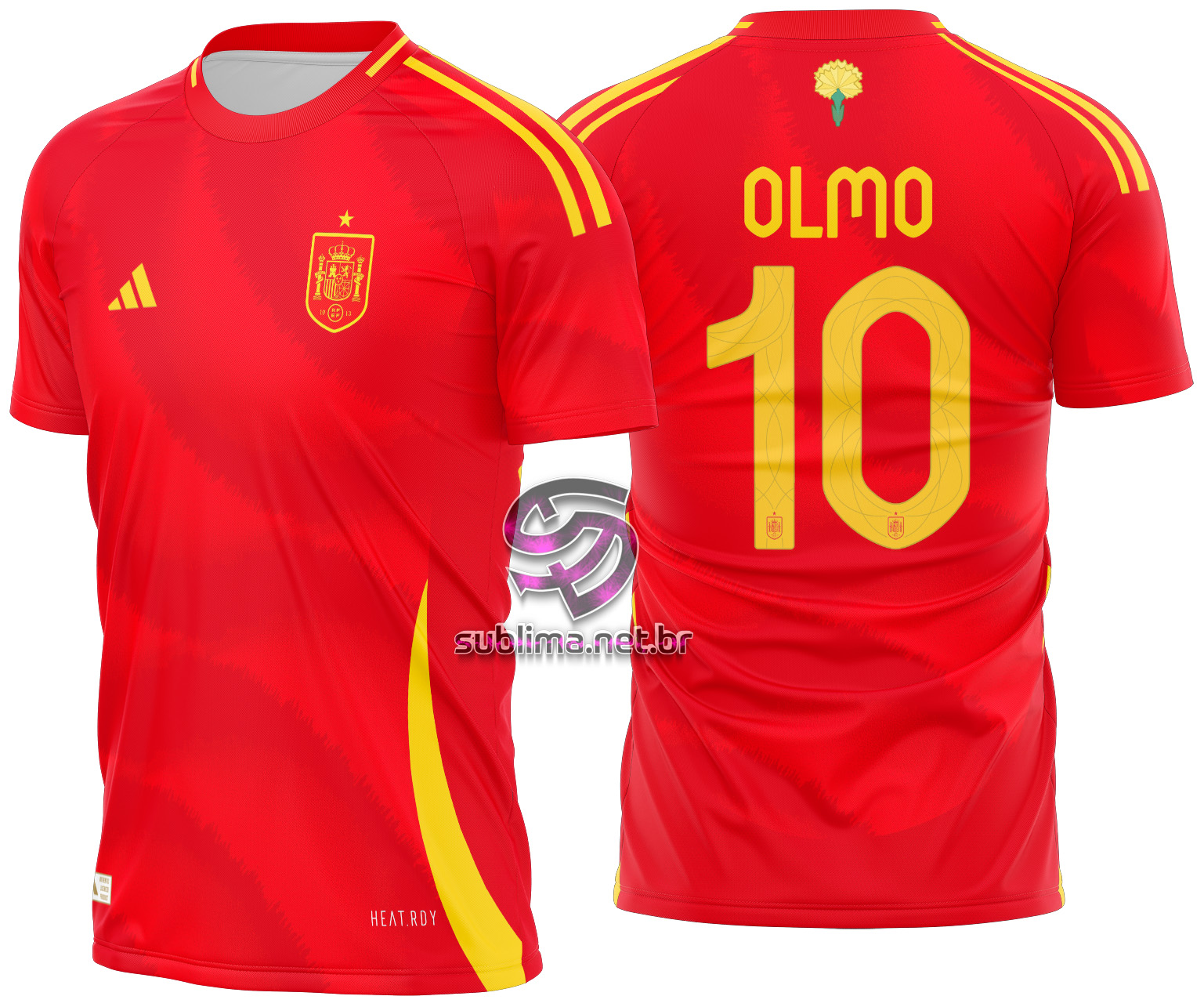 Arte vetor camisa Espanha Local 2024