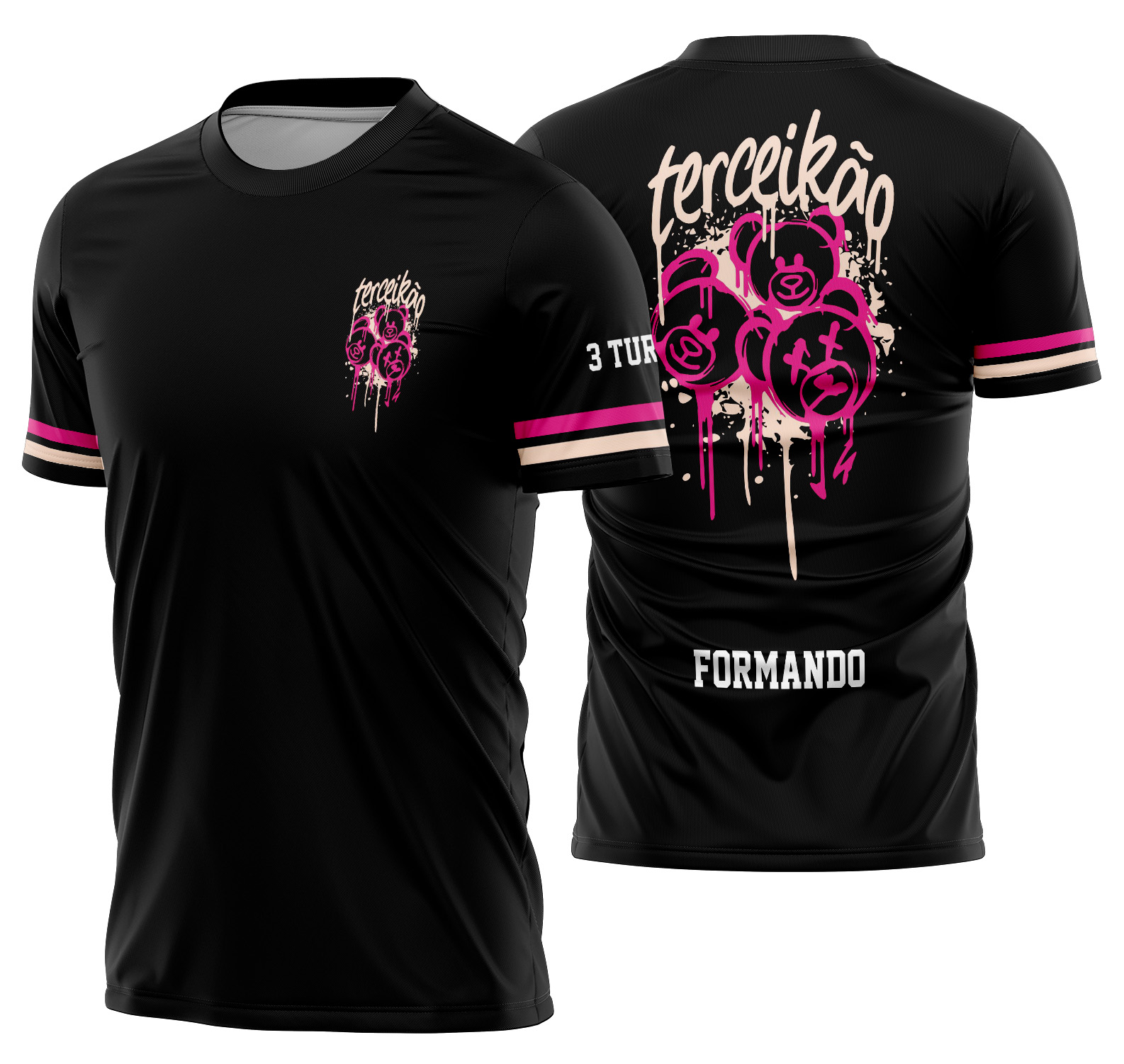 Arte Vetor Camisa Terceirão Urso Mod-283