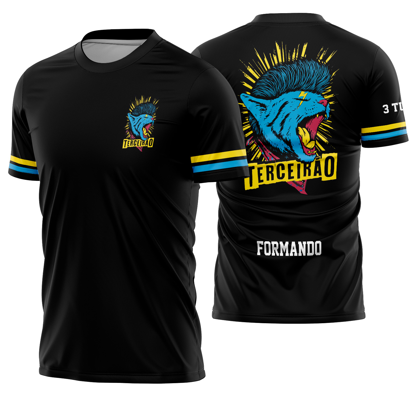 Arte vetor camisa Terceirão Gato Mod-291