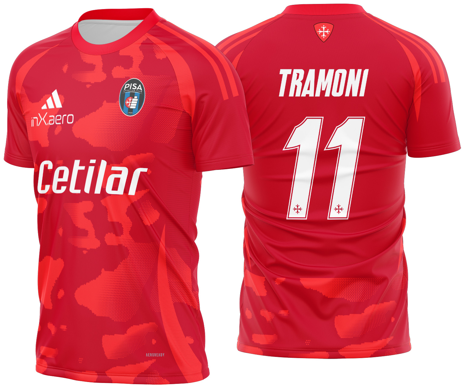 Arte Vetor Camisa Pisa Visita 2024-2025