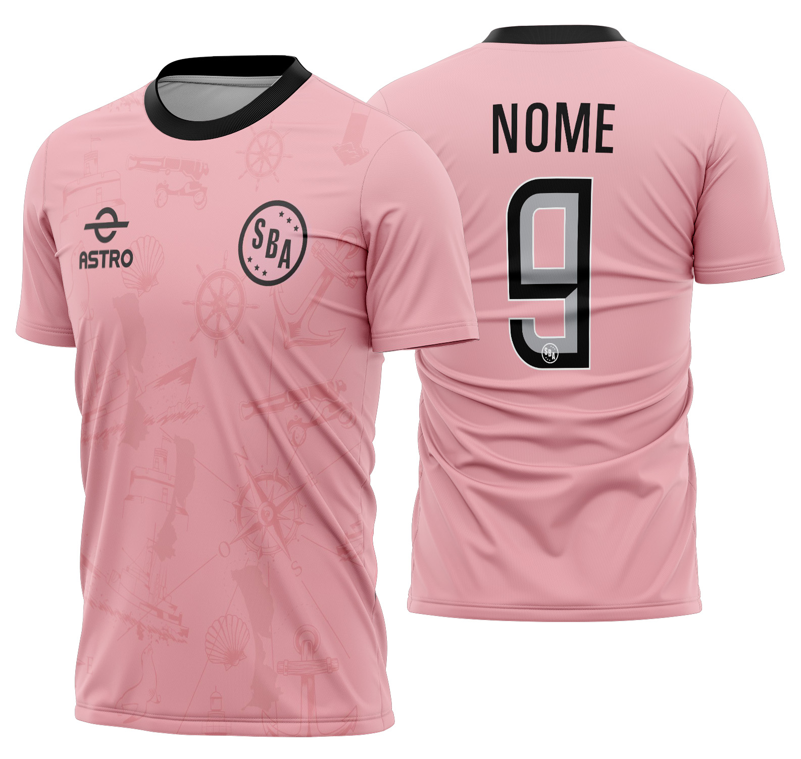 Arte Vetor Camisa Sport Boys Local 2024-2025