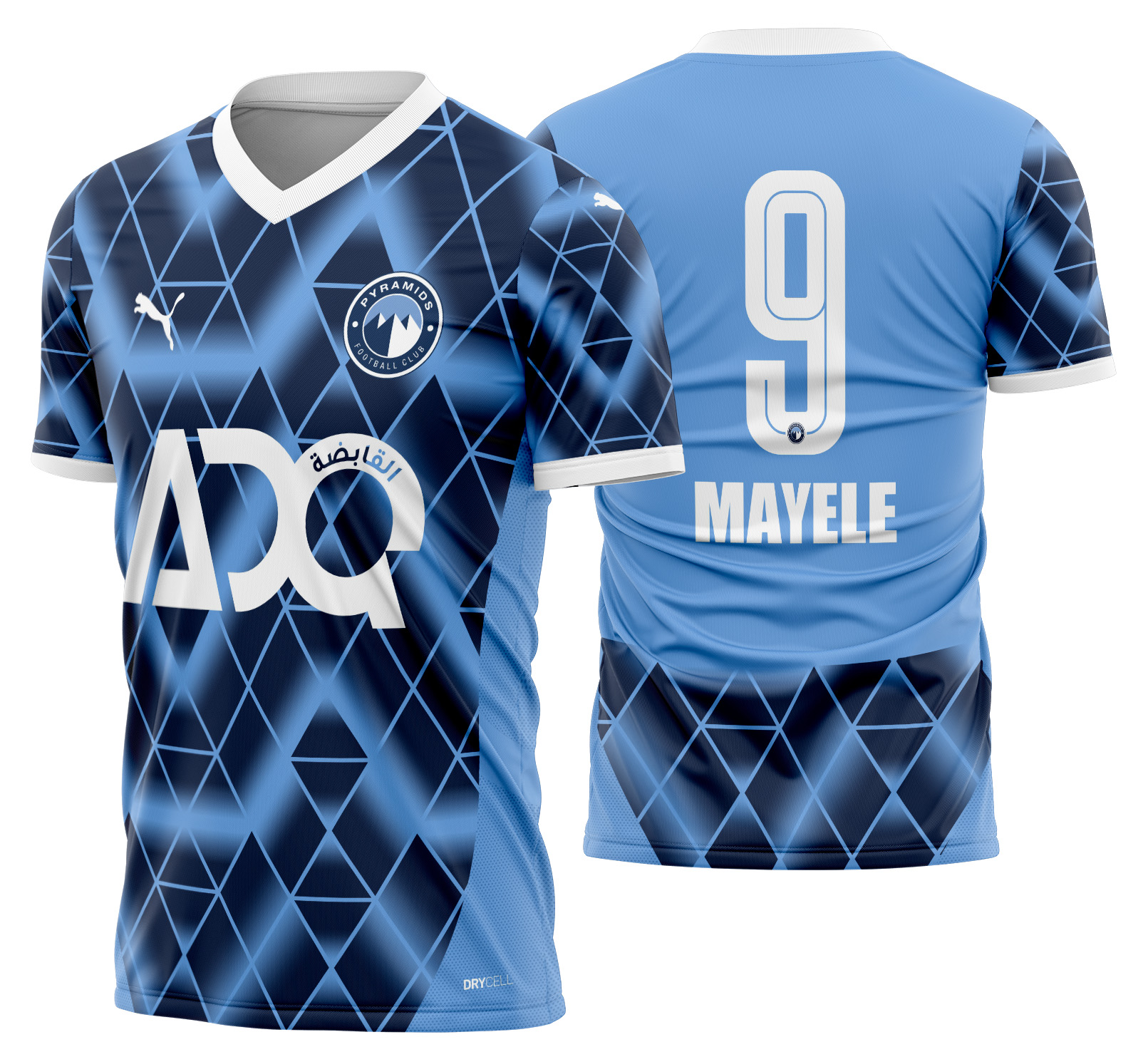 Arte vetor camisa Pyramids FC Local 2024-2025