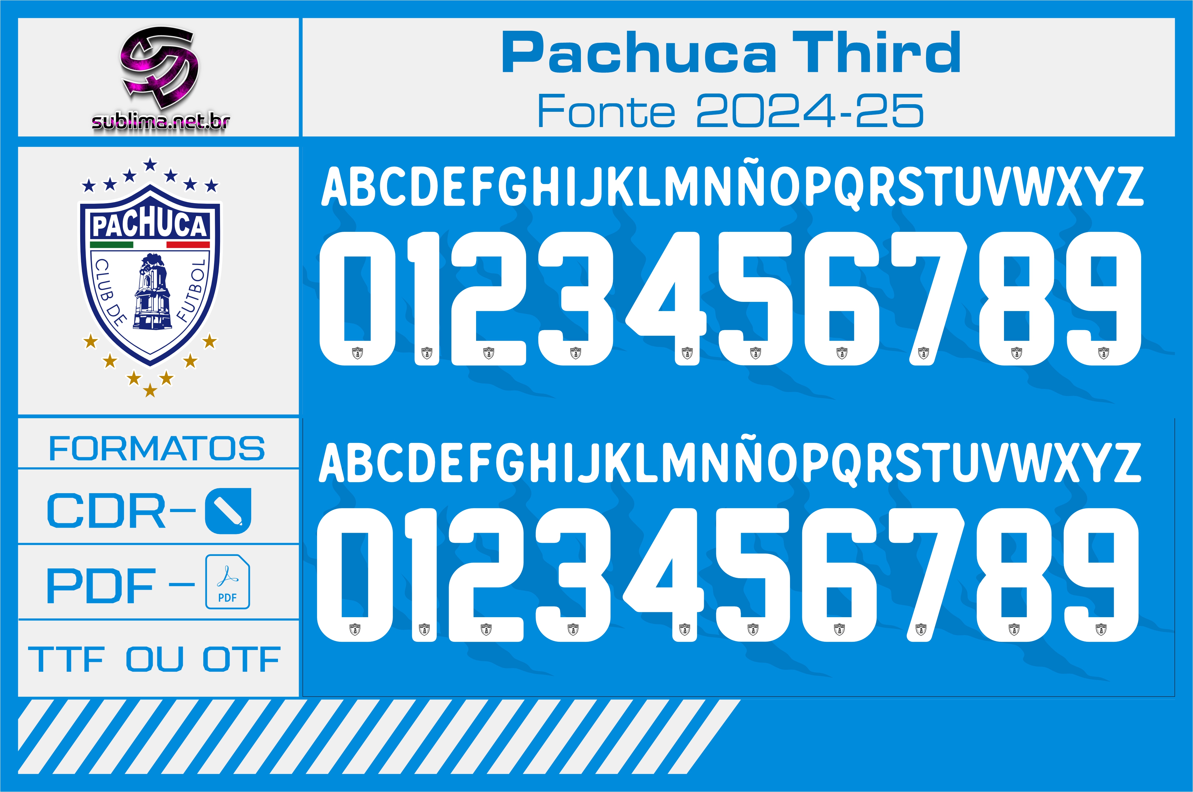 Fonte Club Pachuca Third 24-25