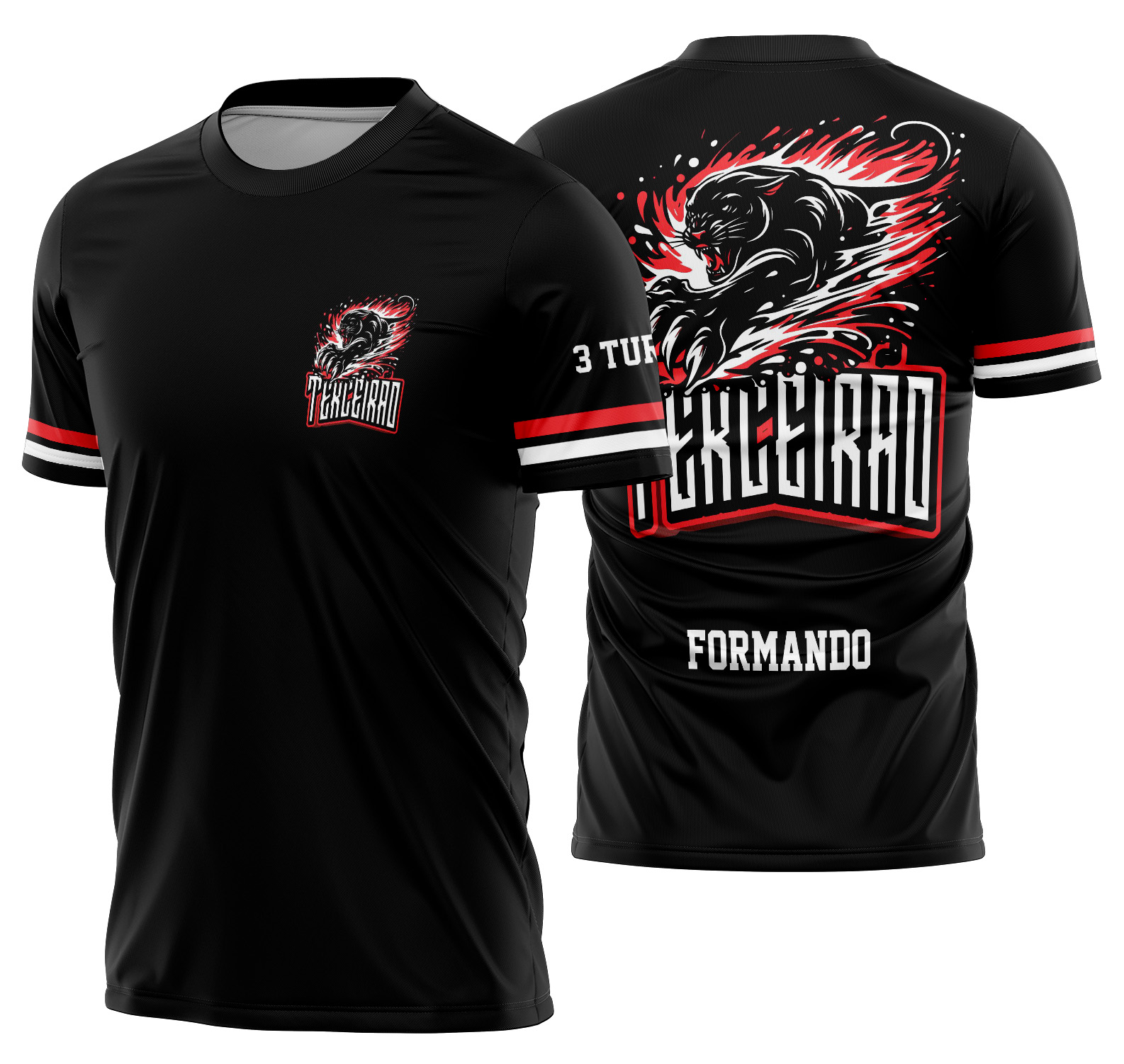 Arte Vetor Camisa Terceirão Pantera Mod-297