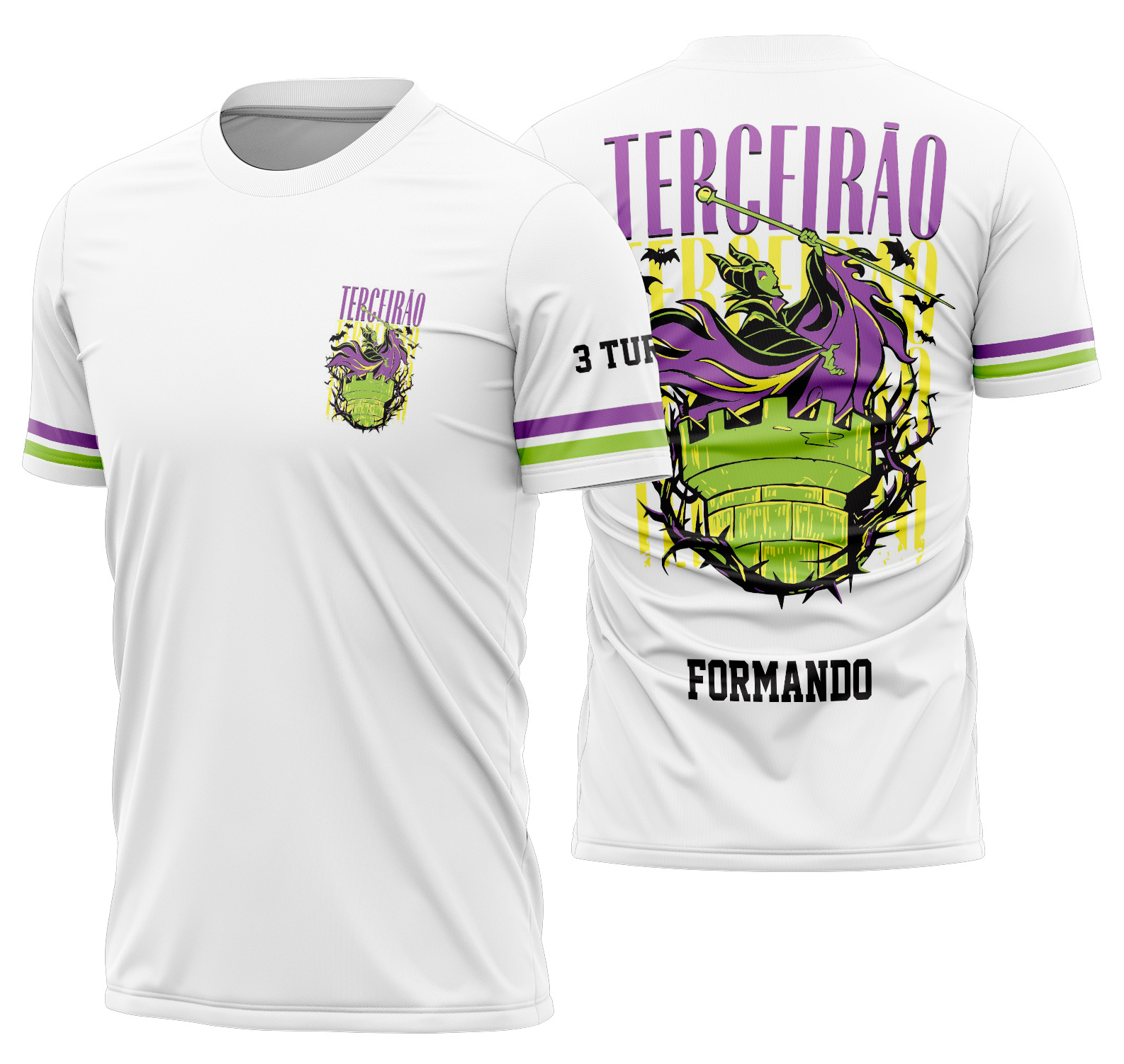 Arte Vetor Camisa Terceirão Bruxa Mod-300