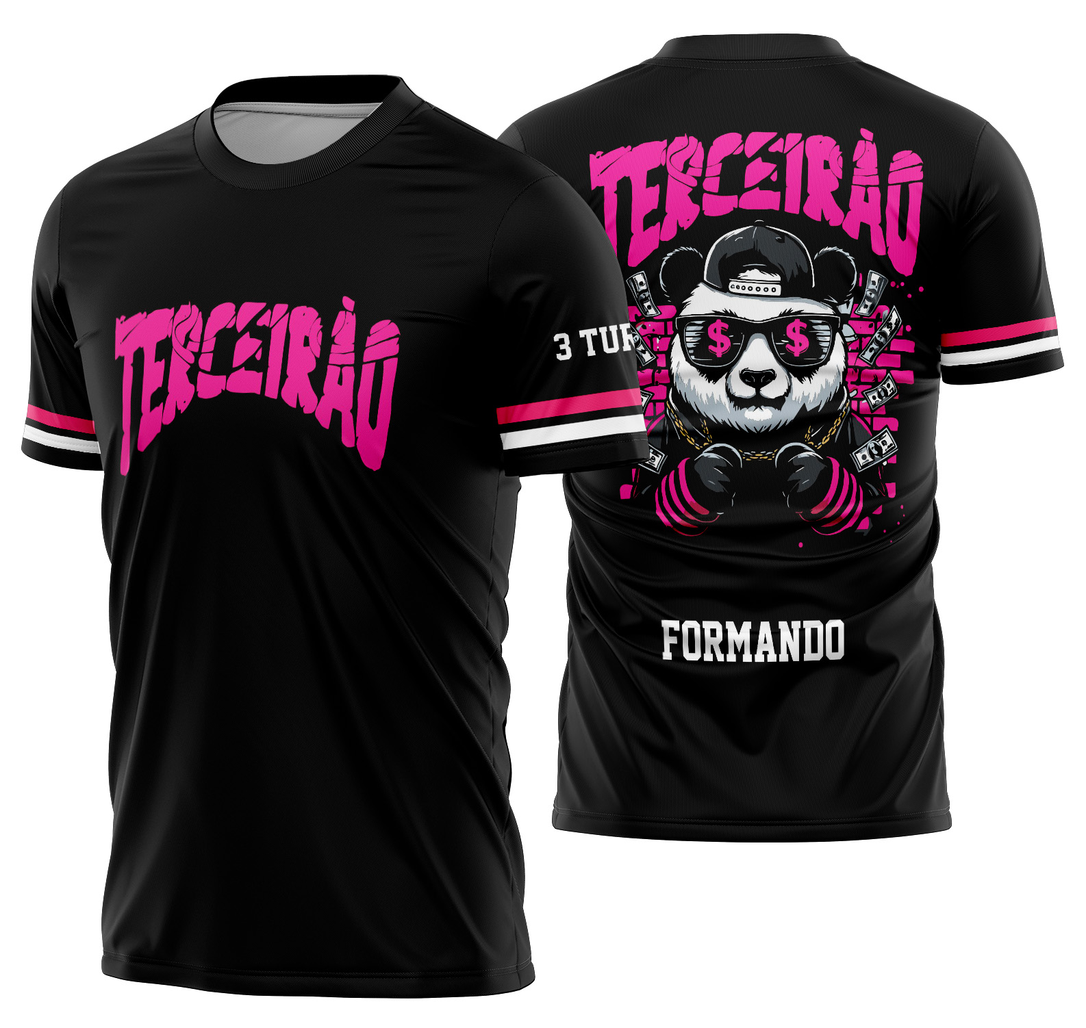 Arte Vetor Camisa Terceirão Panda Mod-306