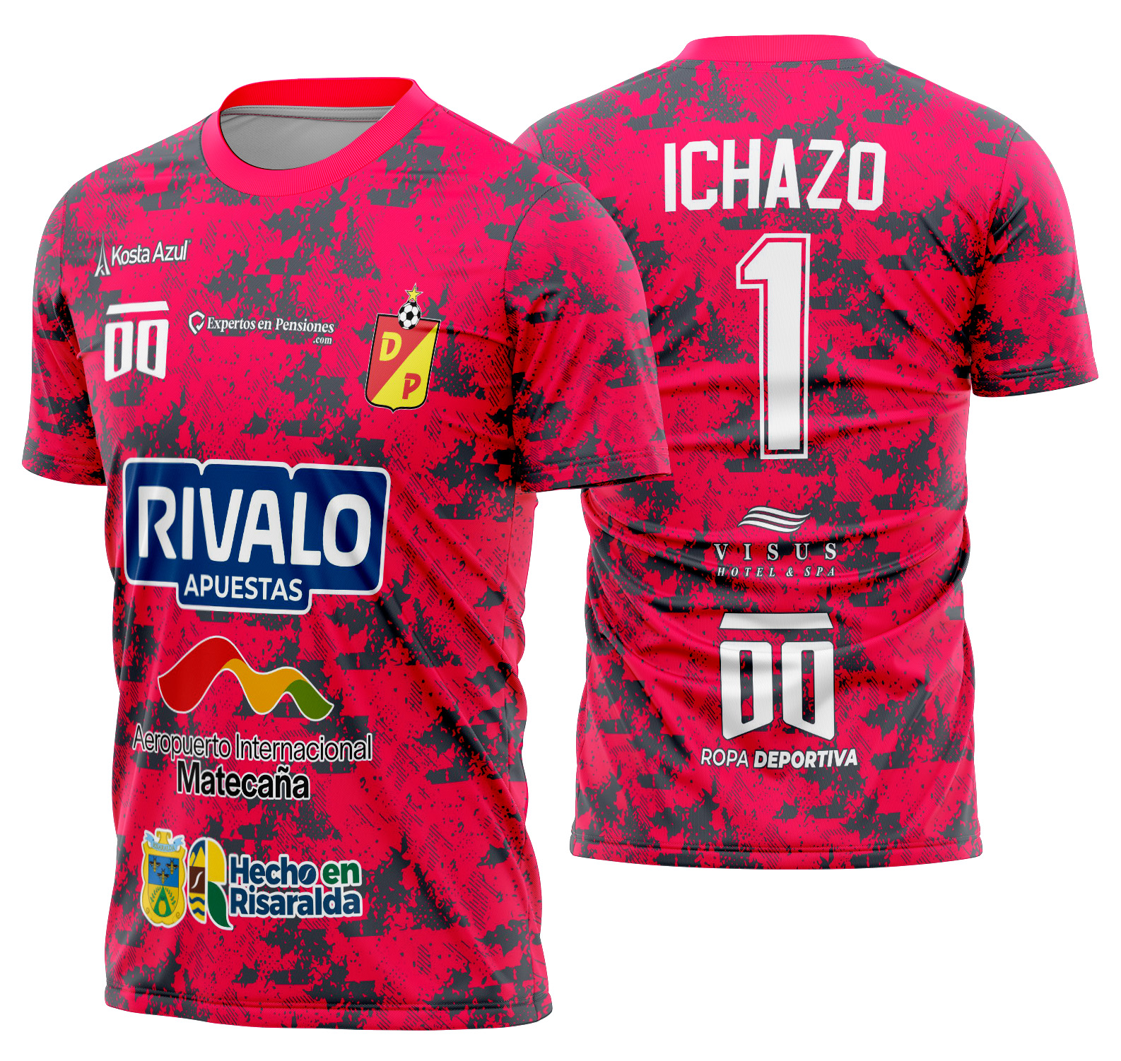 Arte Vetor Camisa Deportivo Pereira goleiro 2025