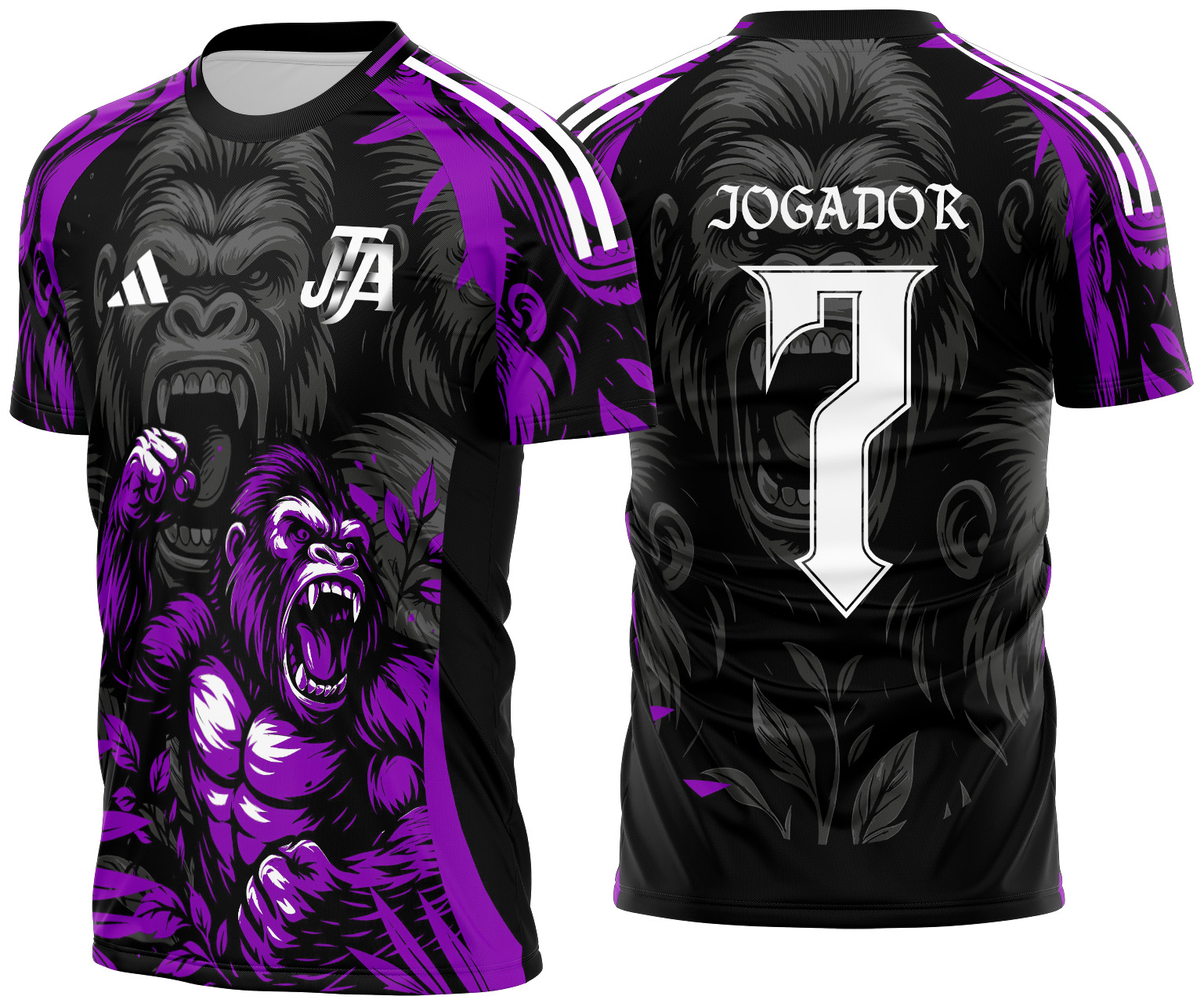 Arte vetor camisa Interclasse gorila Mod-607