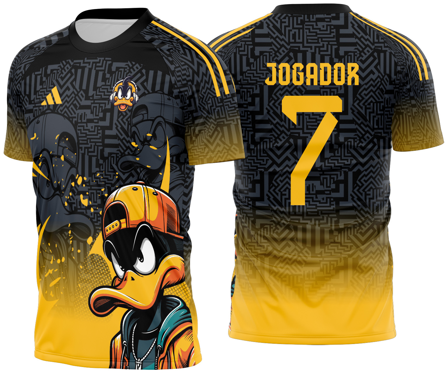 Arte vetor camisa Interclasse pato donald Mod-610