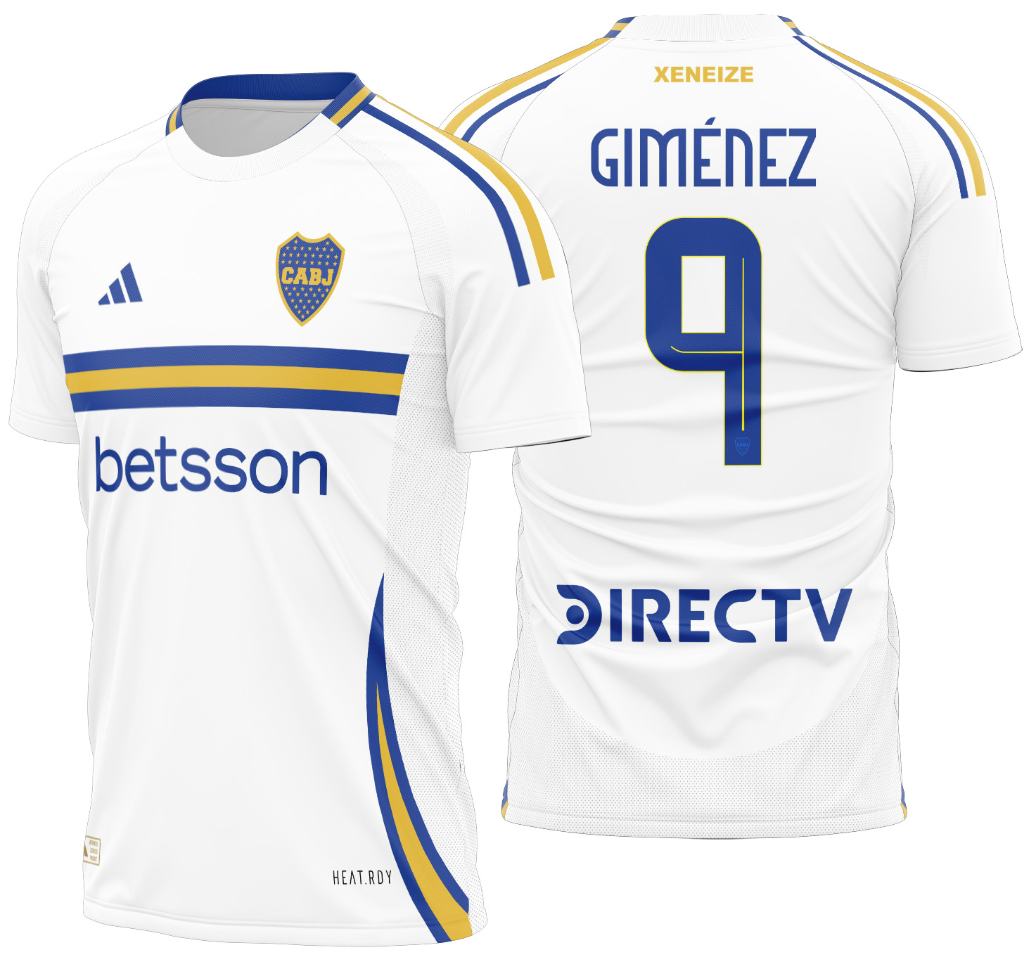 Arte Vetor Camisa Boca Juniors Visita 2025