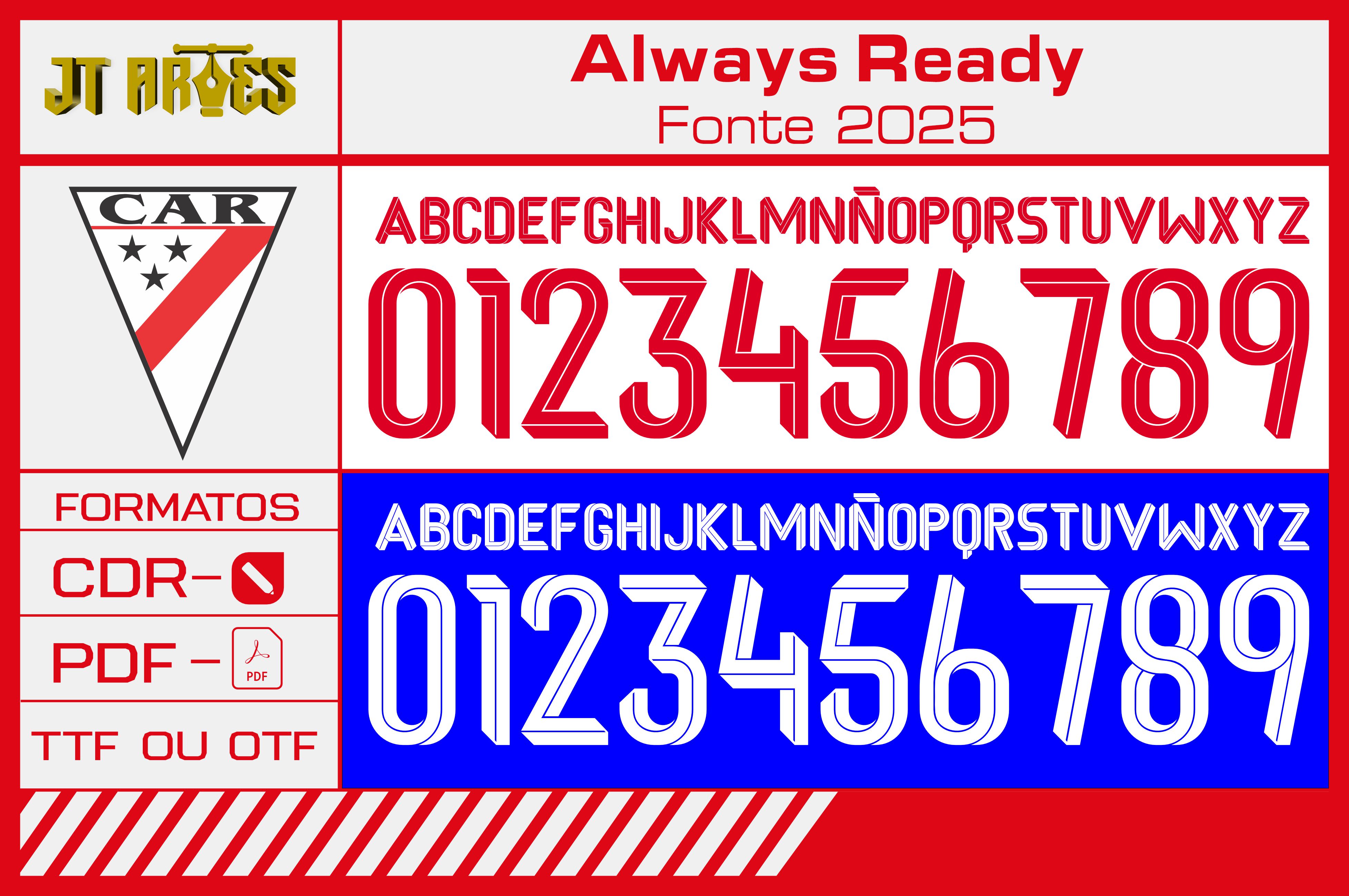 Fonte Club Always Ready 2025
