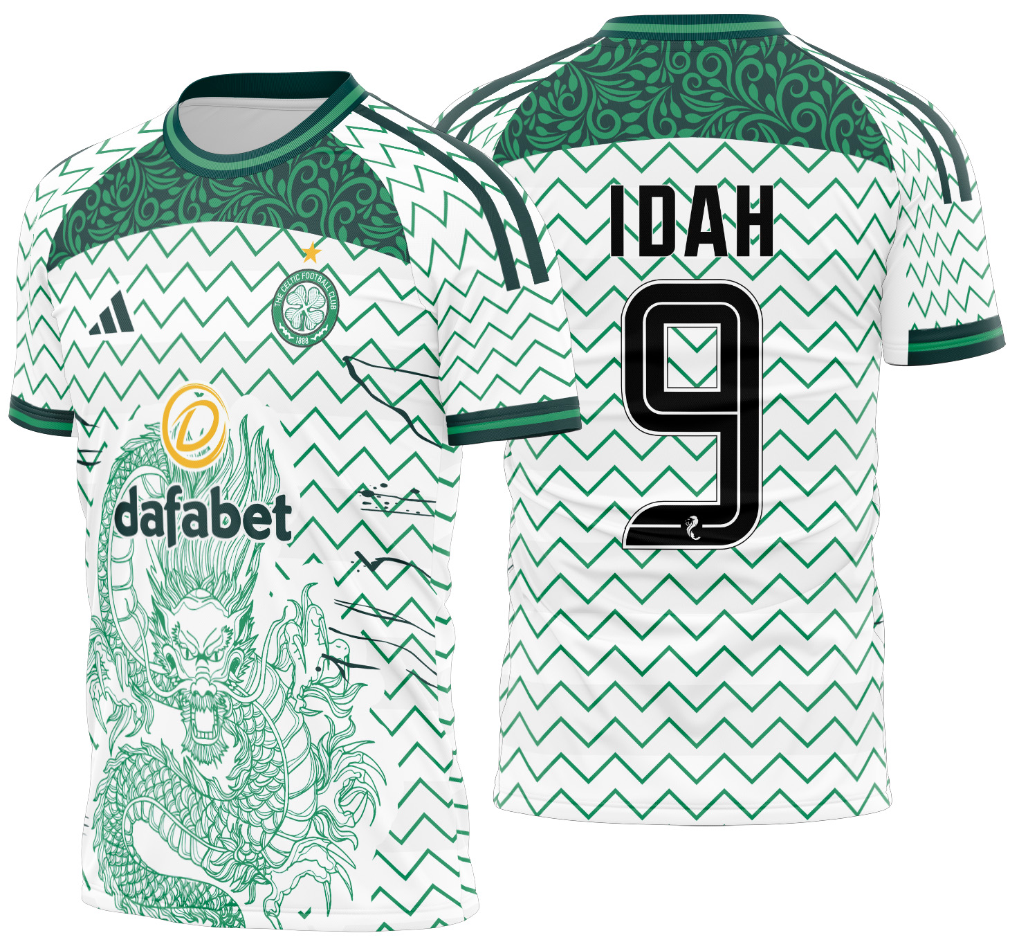 Arte Vetor Camisa Celtic Concept 2025