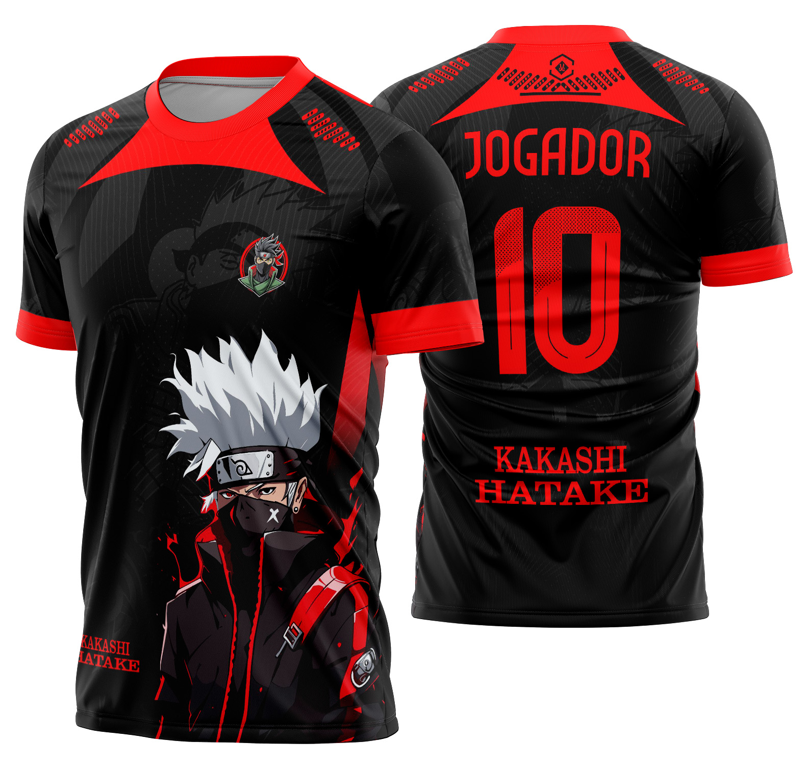 Arte vetor camisa Interclasse Kakashi Hatake Mod-637