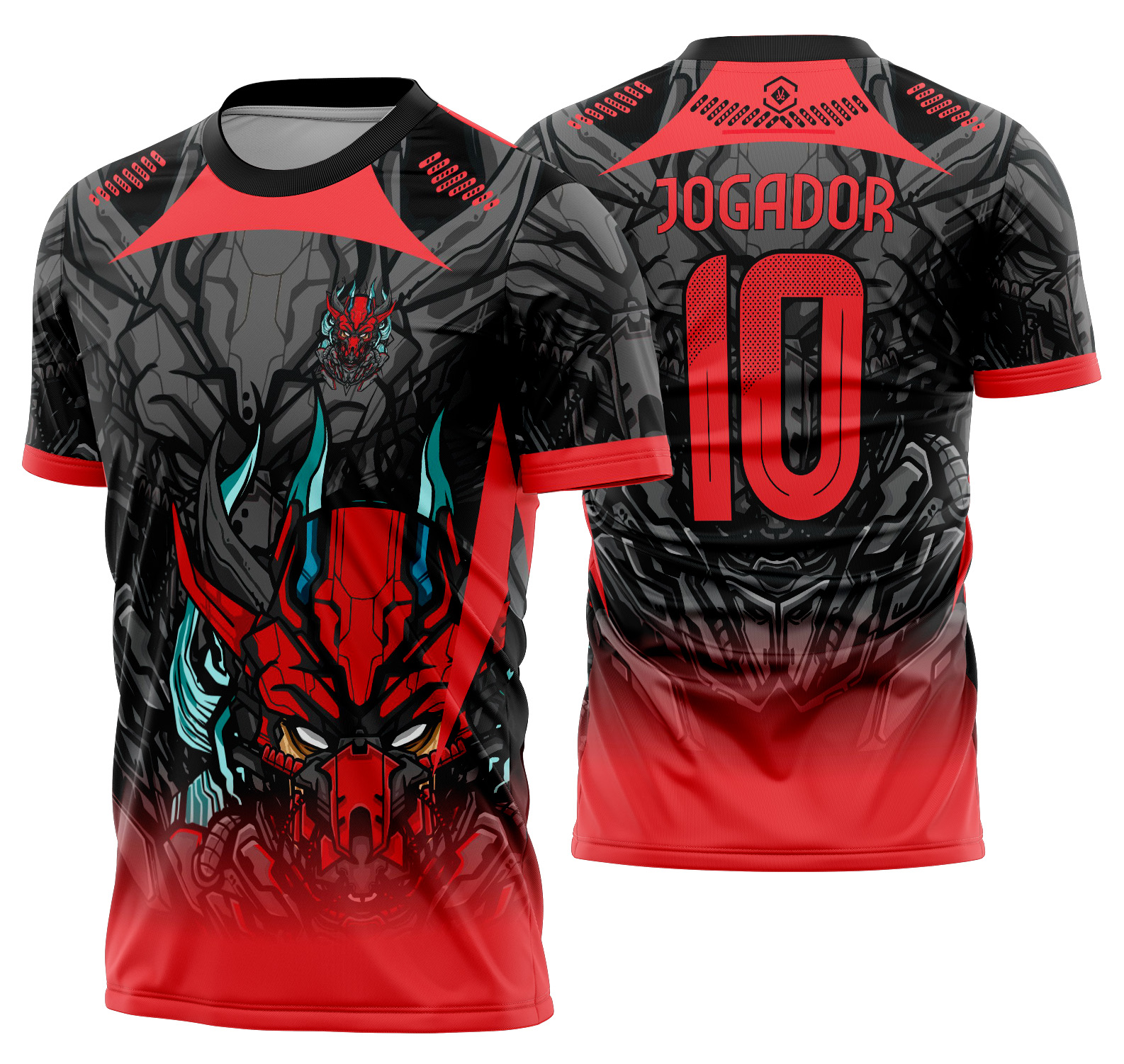 Arte vetor camisa Interclasse Mecha Skull Mod-643